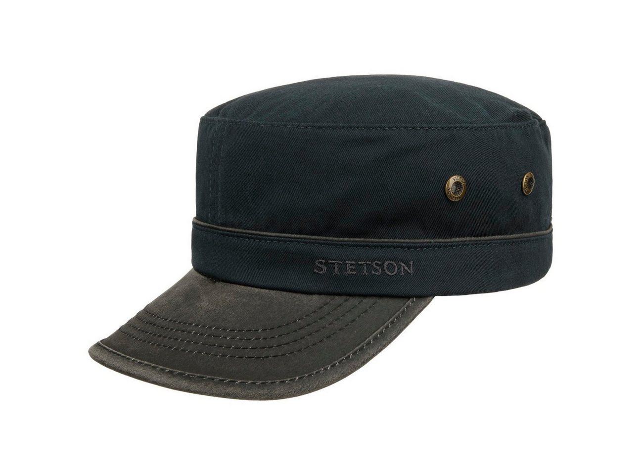Stetson Army Cap (1-St) Sommercap Metallschnalle