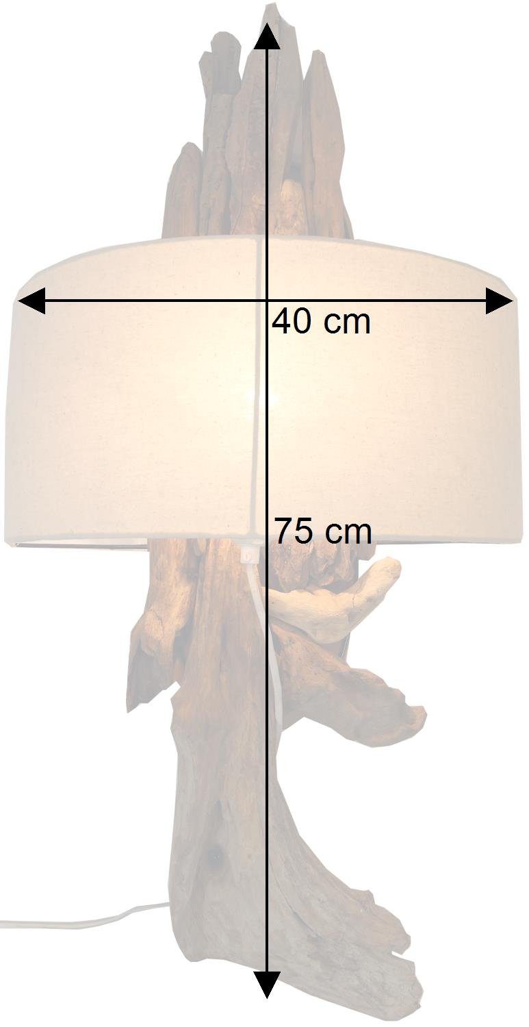 Guru-Shop Wandleuchte Wandlampe, in Bali handgefertigt aus.., Leuchtmittel nicht inklusive