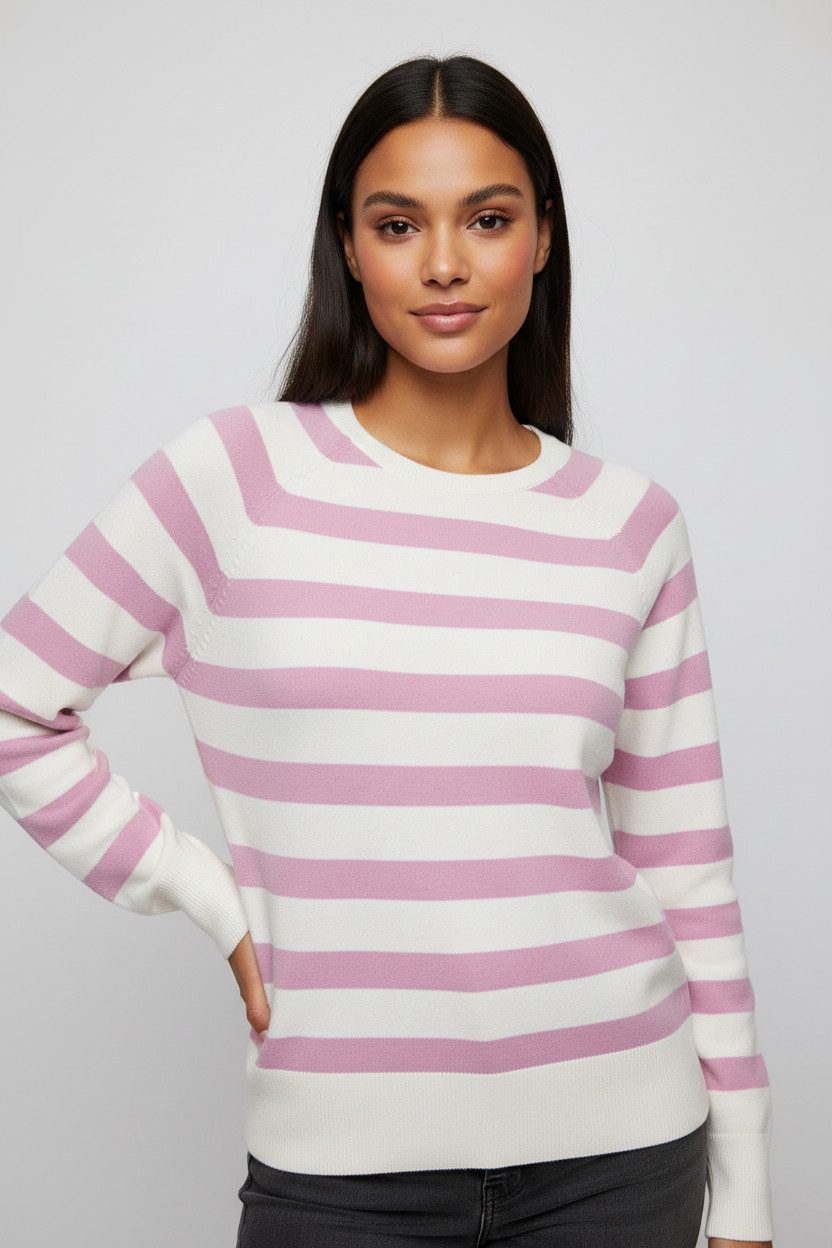 ONLY Rundhalspullover ONLAMA LIFE LS RAGLAN O-NECK CC KNT