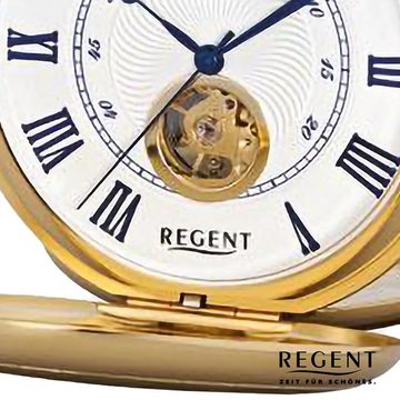 Regent Taschenuhr Regent Herren Taschenuhr Analog Gehäuse, (Analoguhr), Herren Taschenuhr rund, extra groß (ca. 53mm), Metall, Elegant