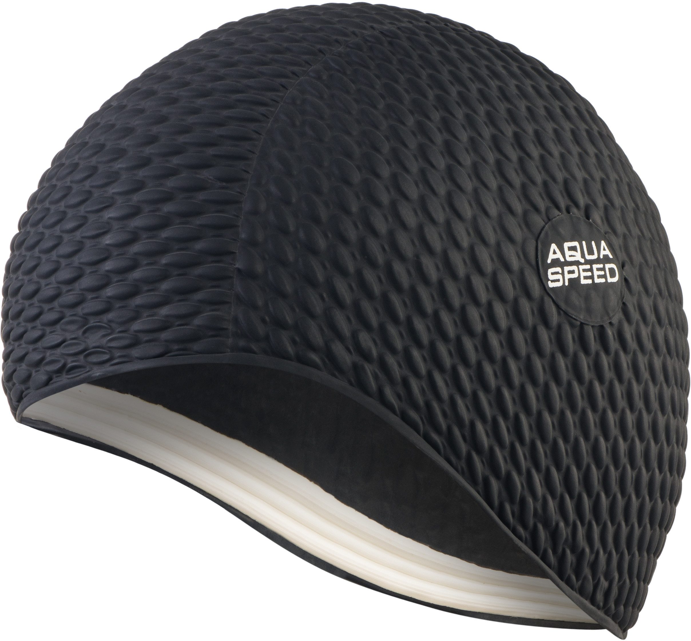 Aqua Speed Badekappe Bombasic / Bombastic TIC TAC (Schwimmkappe für Aqua Fitness), Elastische Aqua Fitness Schwimmhaube