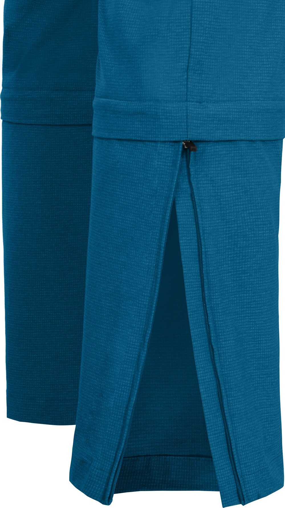 LEBIKO Normalgrößen, mit Zip-off-Hose Saphir blau Doppel T-ZIPP Herren Zipp-Off robust Wanderhose, elastisch, Bergson