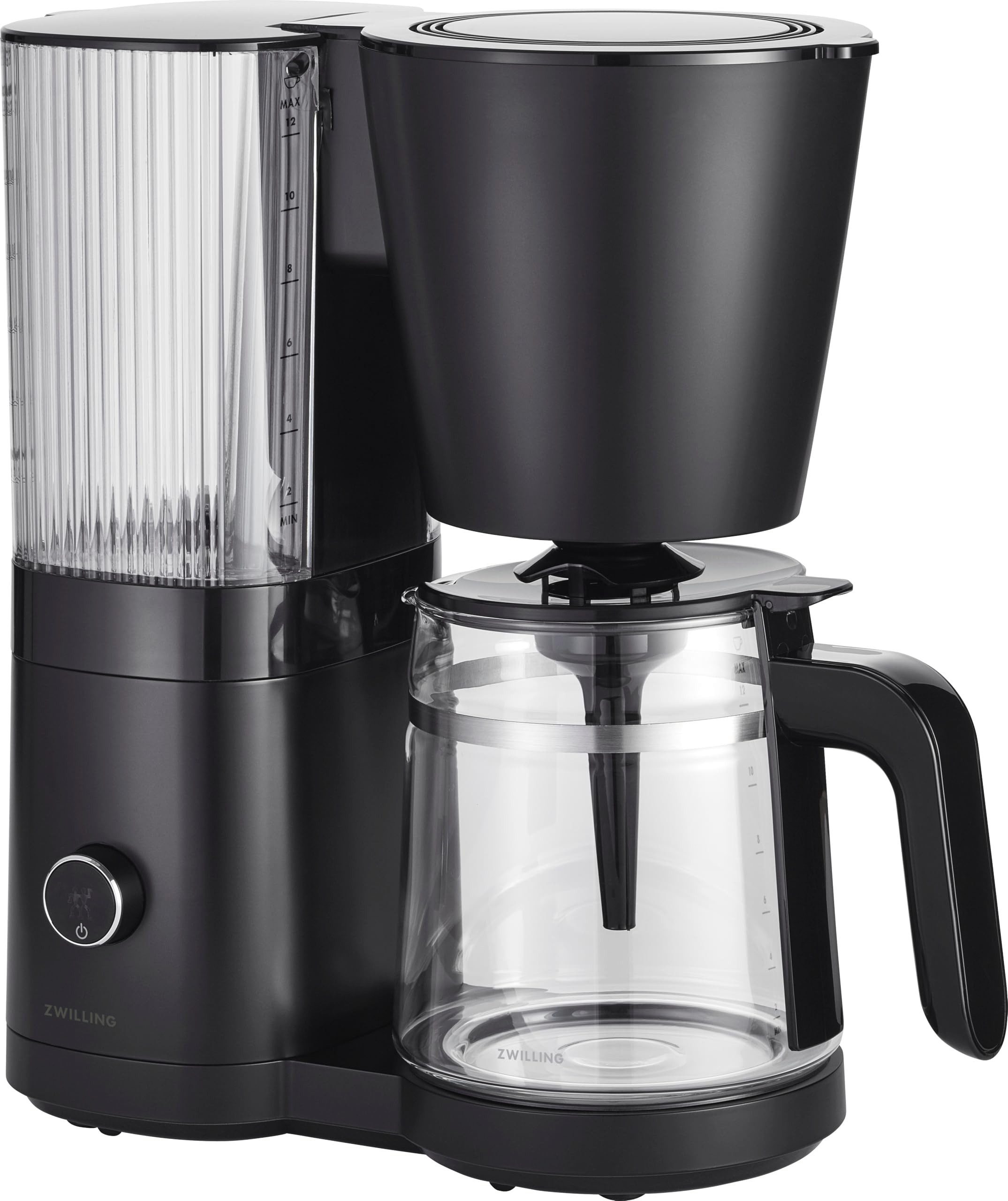 Zwilling Filterkaffeemaschine 1010447 Enfinigy, Filterkaffeemaschine mit Blooming-Funktion und Warmhalteplatte
