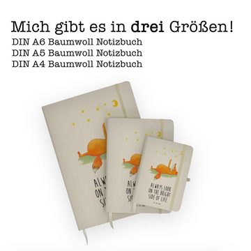 Mr. & Mrs. Panda Notizbuch Fuchs Sterne - Transparent - Geschenk, Träumer, Notizen, Schreibheft, Mr. & Mrs. Panda, Personalisierbar