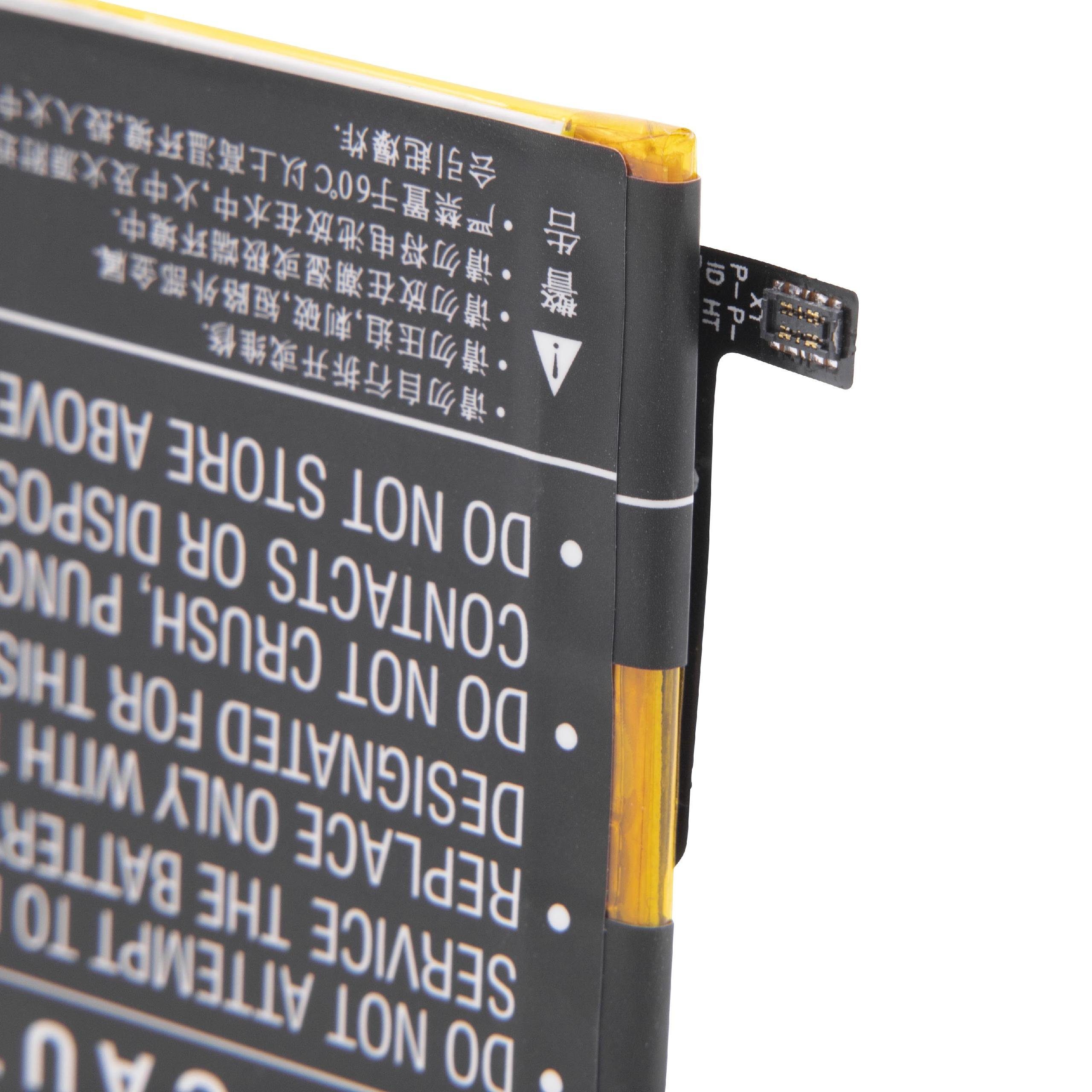 vhbw kompatibel mit Meizu M711Q 3000 Li-Polymer (3,8 V) Smartphone-Akku mAh