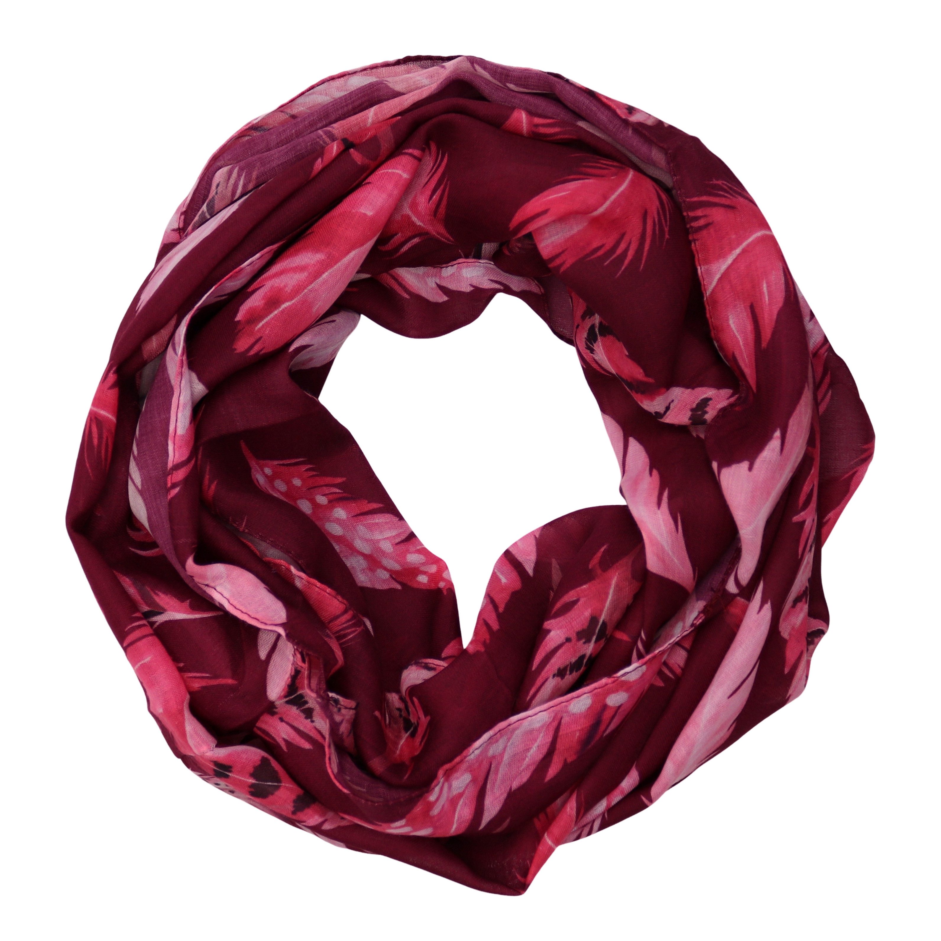 MIRROSI Loop Damen Schal Weich aus 100% Viskose Groß, (ca.60x80cm, zweimal günstig online kaufen