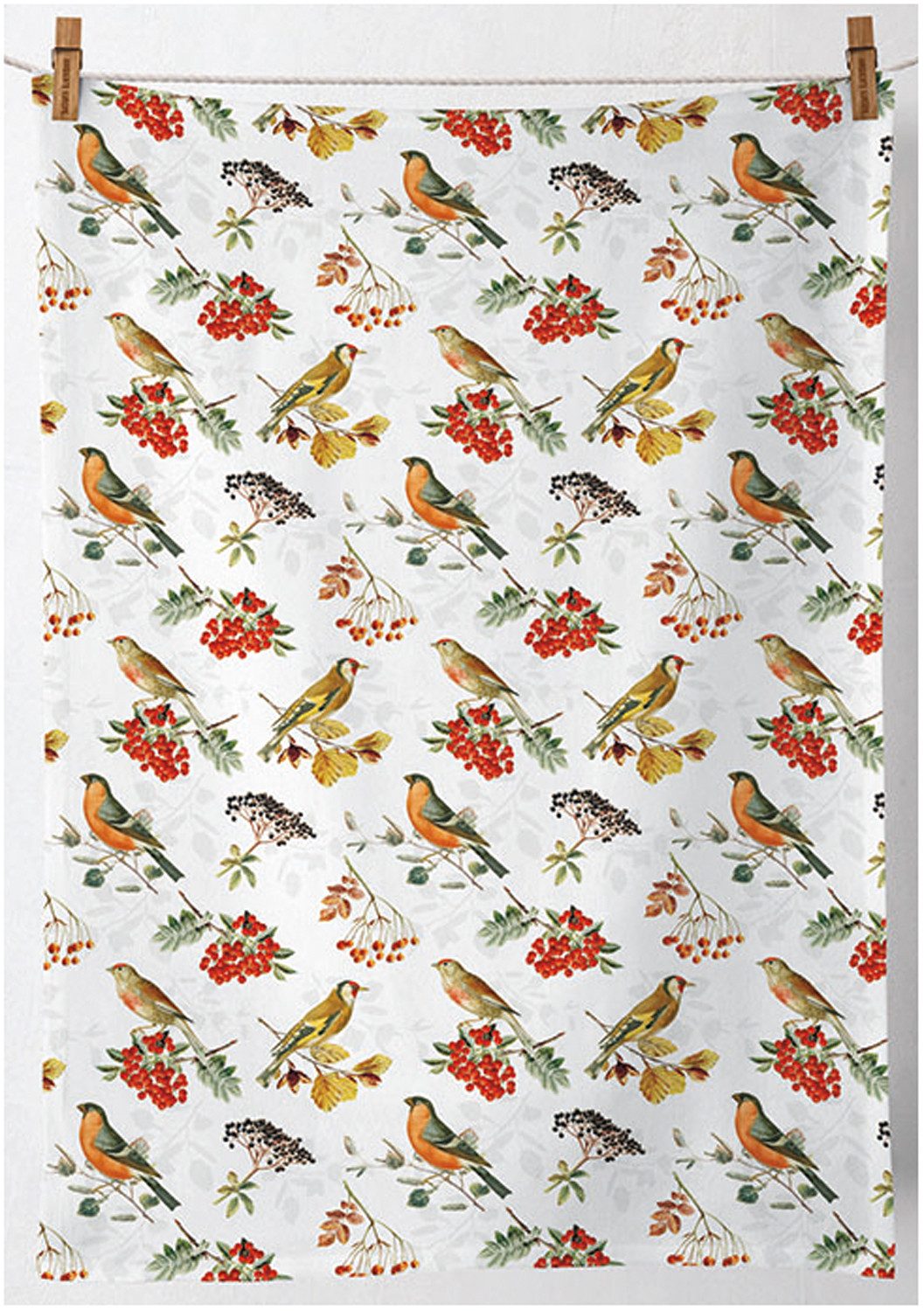 Ambiente® Geschirrtuch Autumn birds, (1-tlg., 1-teilig), günstig online kaufen