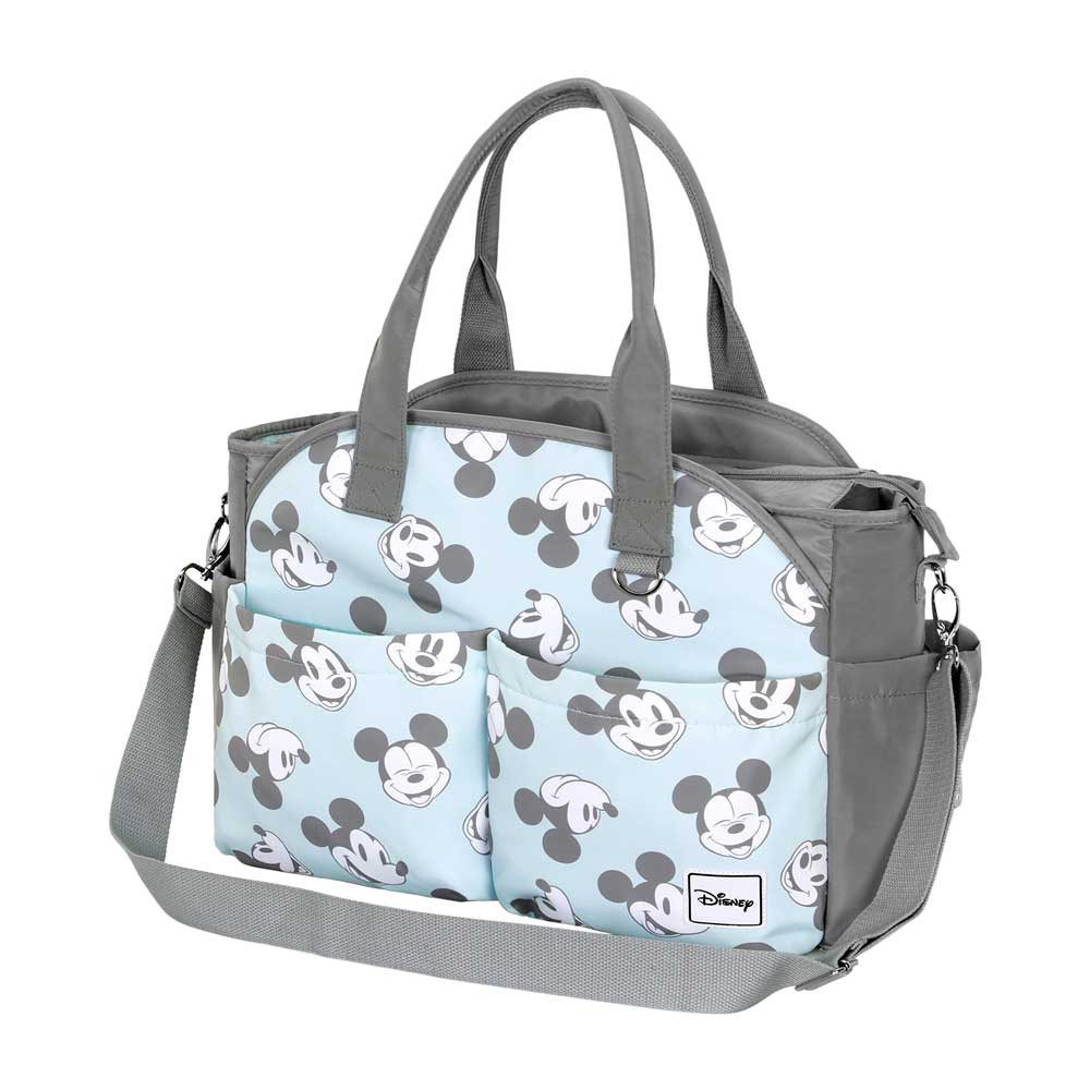 Karactermania Wickeltasche Disney Micky Maus Kinderwagentasche Babytasche Mamatasche Mommybag, für Mama und Papa unterwegs, genügend Platz
