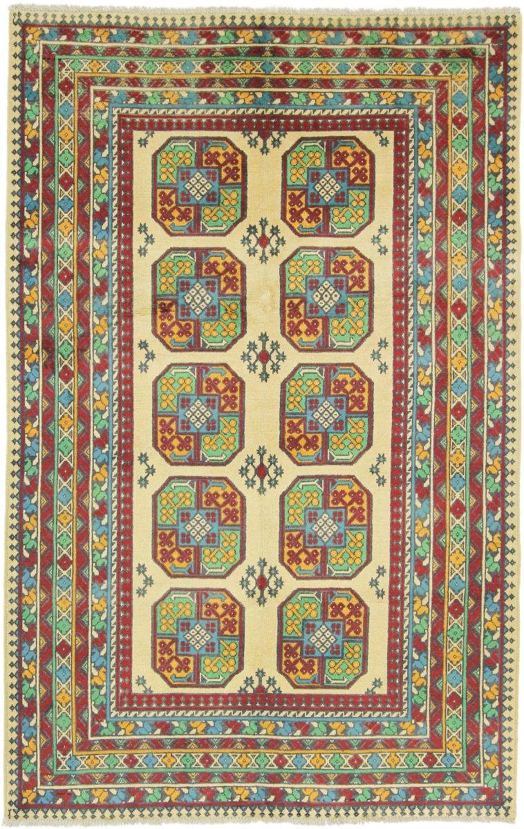 Orientteppich Afghan Akhche 161x257 Handgeknüpfter Orientteppich, Nain Trading, rechteckig, Höhe: 6 mm