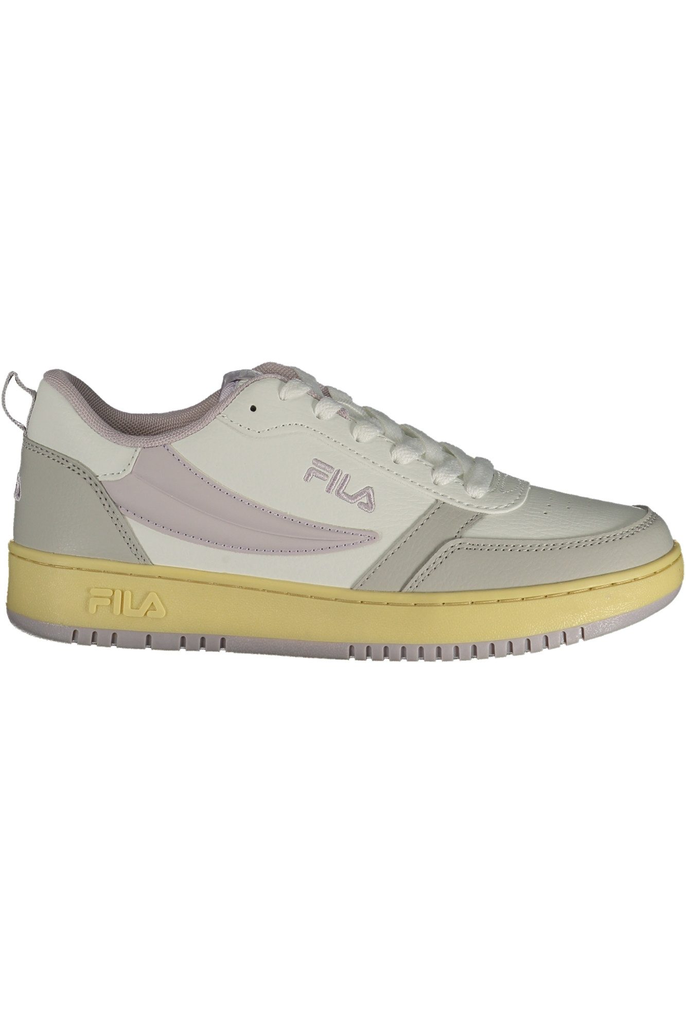 Fila Weißer Damen Sportschuh mit Flieder-Details und