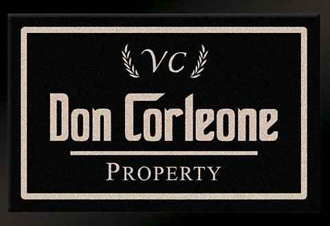 Fußmatte Don Corleone - Mafia, HANSE Home, rechteckig, Höhe: 7 mm, mit Spruch, Schrift, Robust, gummierte Rückseite, Waschbar