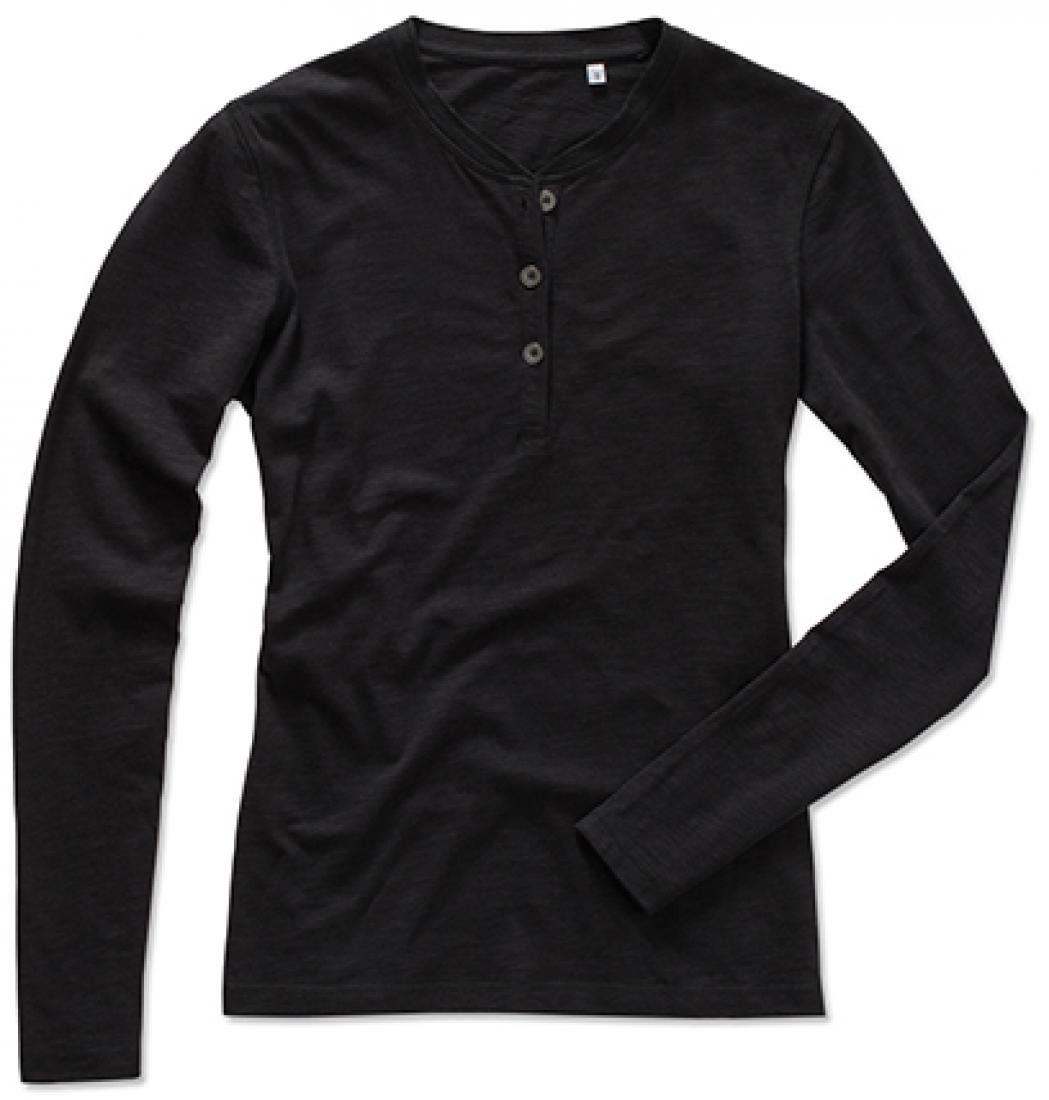Stedman Langarm-Poloshirt Damen Sharon Henley Long günstig online kaufen
