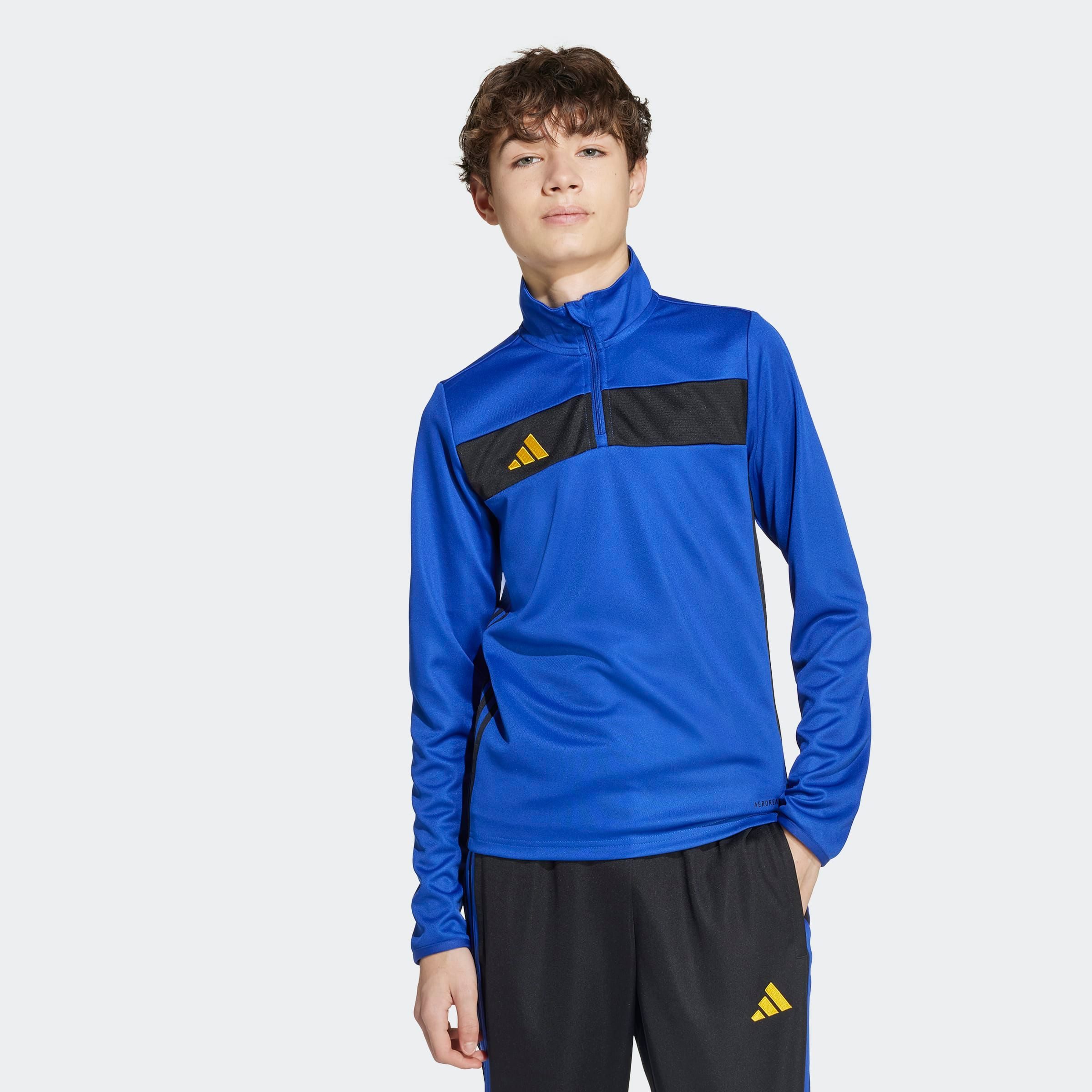 adidas Performance Trainingsshirt TIRO 25 ESSENTIALS KIDS TRAININGSOBERTEIL für Kinder, mit Reißverschluss, ohne Ausschnitt – Bild 3 von 5