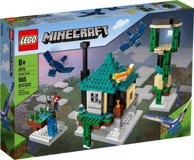 LEGO® Konstruktionsspielsteine LEGO® Minecraft™ - Der Himmelsturm, (565 St)