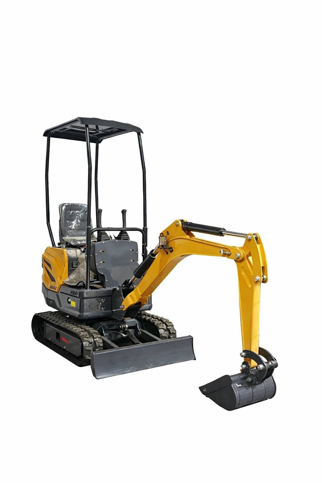 Teico Minibagger YFE15 Minibagger Baujahr 2026 – 1,2 t Dieselmotor Sofort einsatzbereit, Hydraulischer Zusatzkreis für Greifer, Bohrer, Hammer usw.
