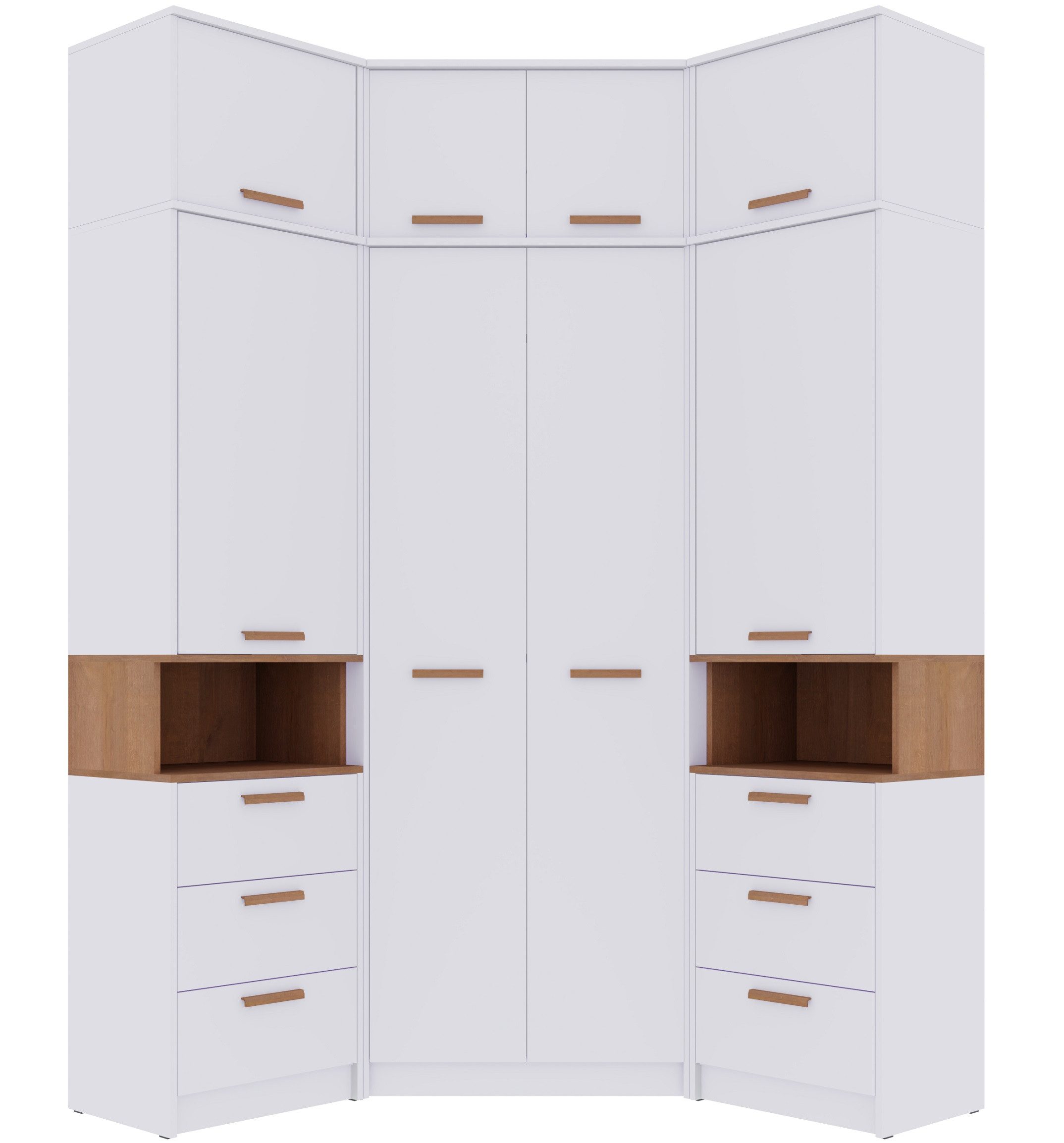 Marmex Möbel Mehrzweckschrank-Set Grant Set 14N Garderoben-Set Schlafzimmer günstig online kaufen