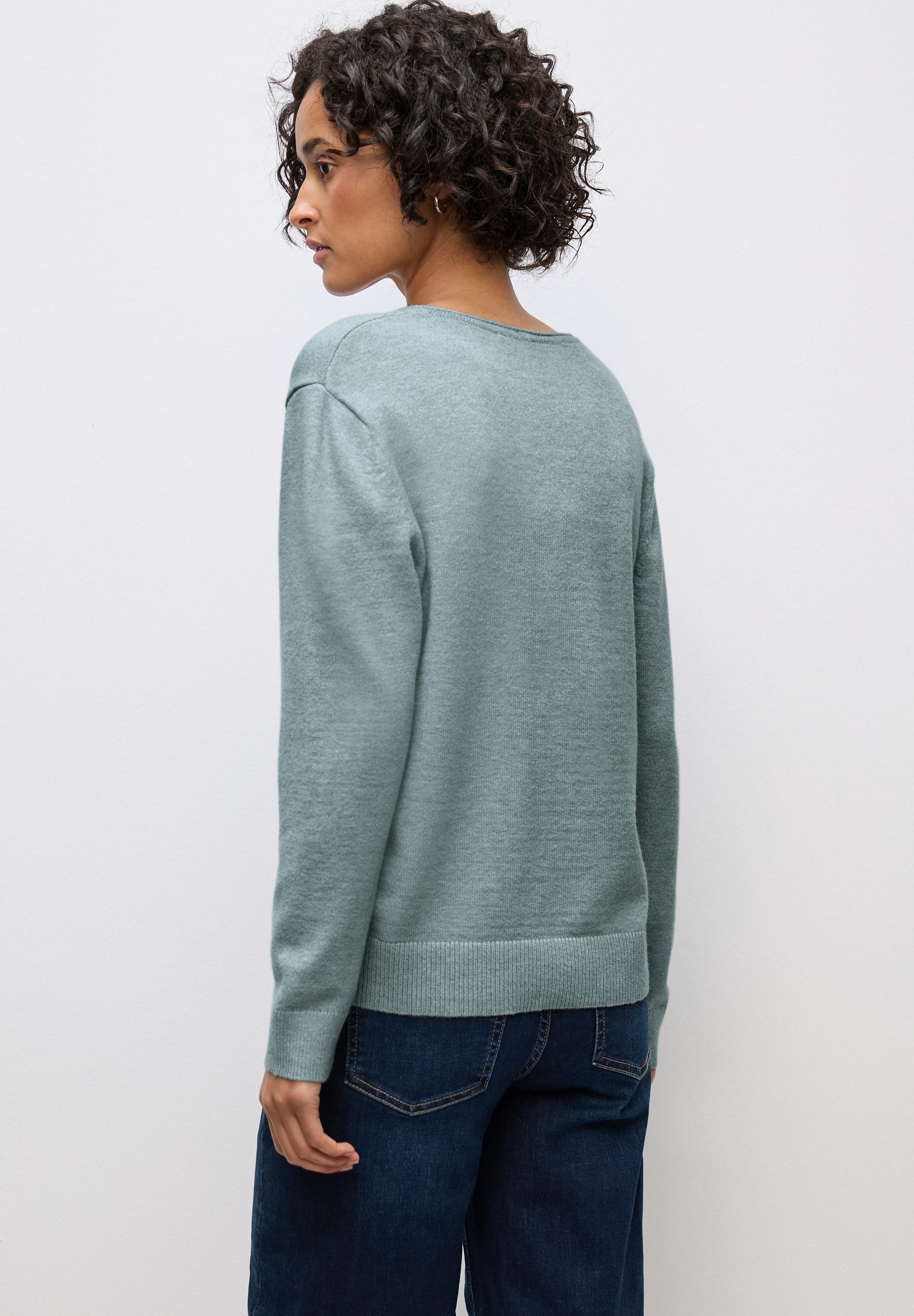 STREET ONE Strickpullover in Unifarbe günstig online kaufen