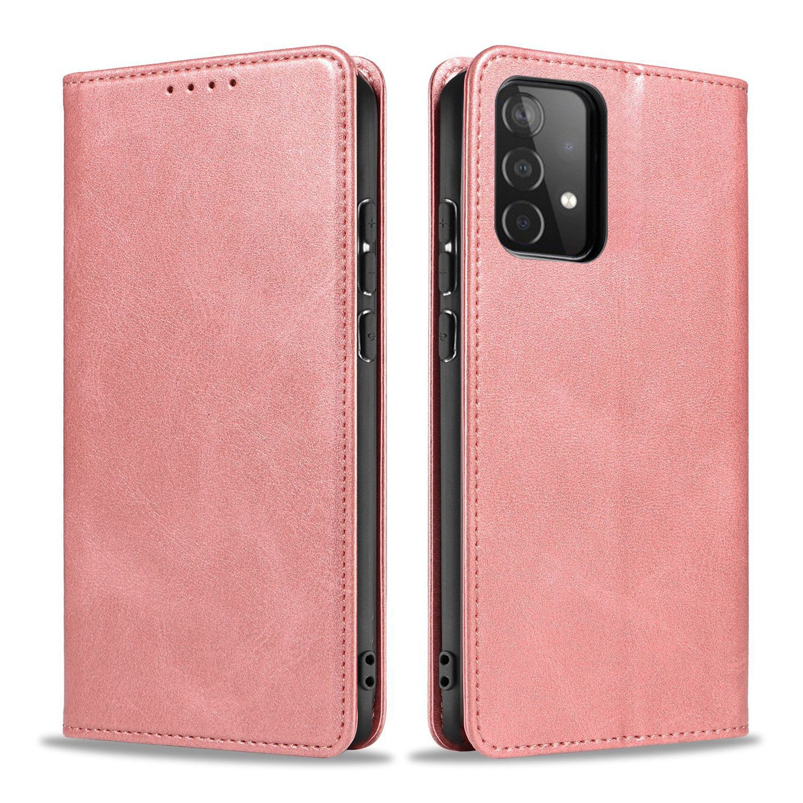 Tec-Expert Handyhülle Tasche Hülle für Samsung Galaxy A52 / Samsung Galaxy A52s 5G, Samsung 6.5 Zoll, 6.5", Cover Klapphülle Case mit Kartenfach Fliphülle aufstellbar