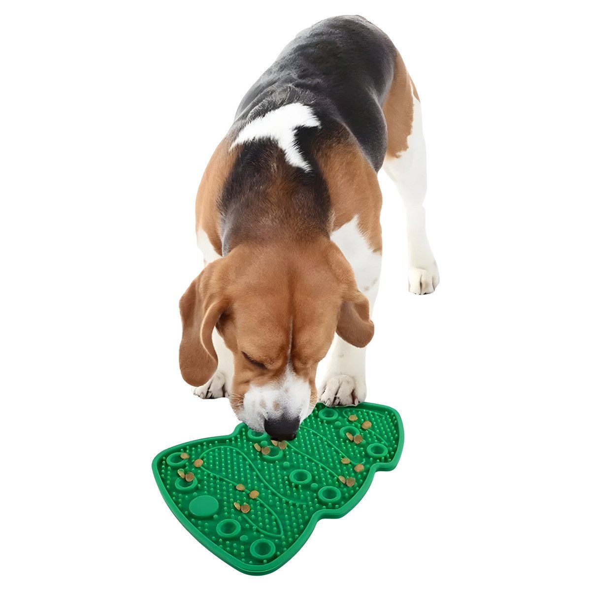 all for paws Antischlingnapf Leckmatte Happy Holidays Weihnachtsbaum