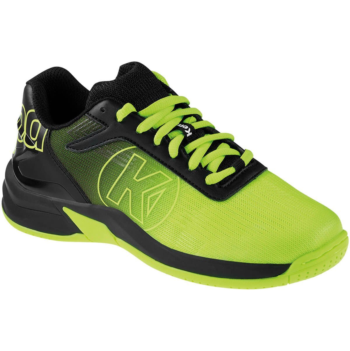 Kempa Kempa Hallen-Sport-Schuhe Hallenschuh fluo gelb/schwarz