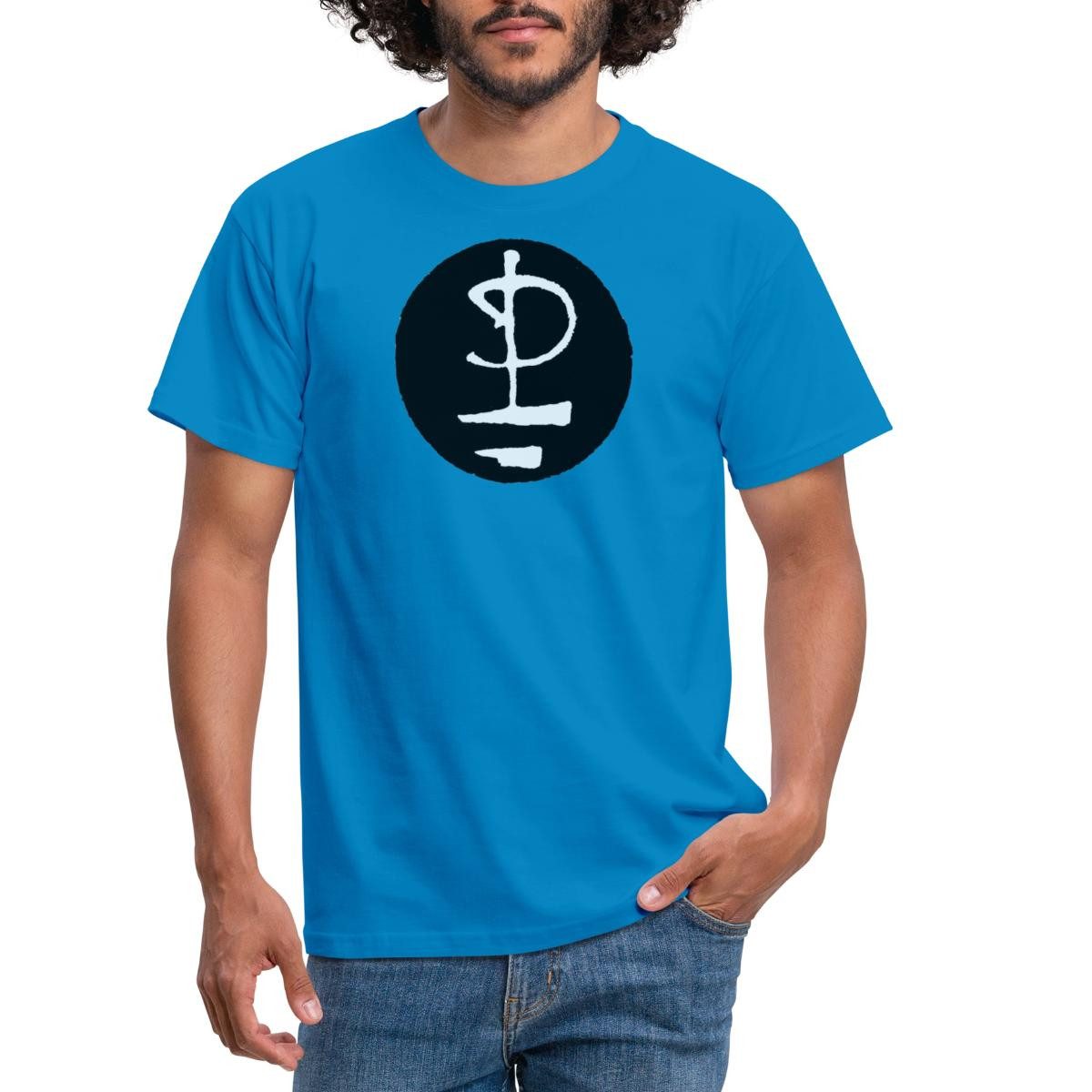 Spreadshirt T-Shirt Pink Floyd Logo Schwarz Weiß Männer T-Shirt (1-tlg)