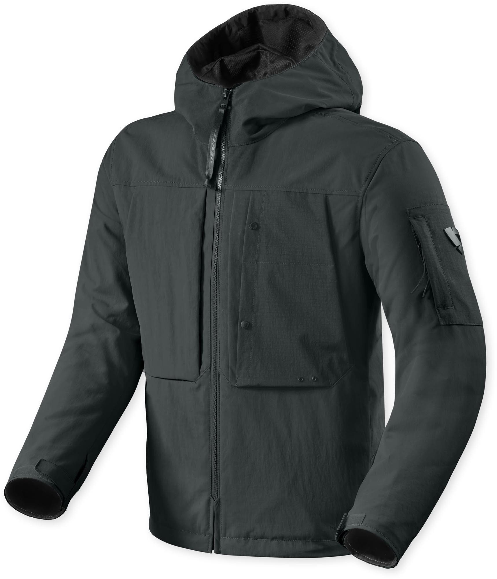 Revit Motorradjacke Danforth H2O wasserdichte Motorrad Textiljacke Airbag vorbereitet,Rückenprotektor vorbereitet,Verbindungsreißver