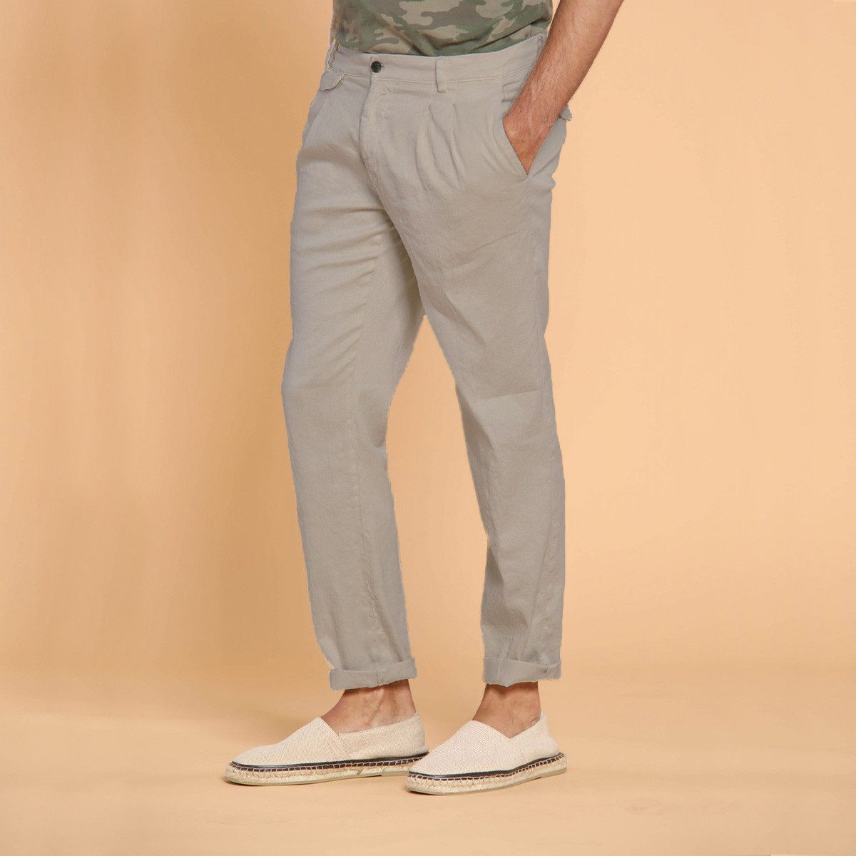 Mason's Stoffhose Mason’s 9PF2A5820 MBE111-480, Hosen, Beige