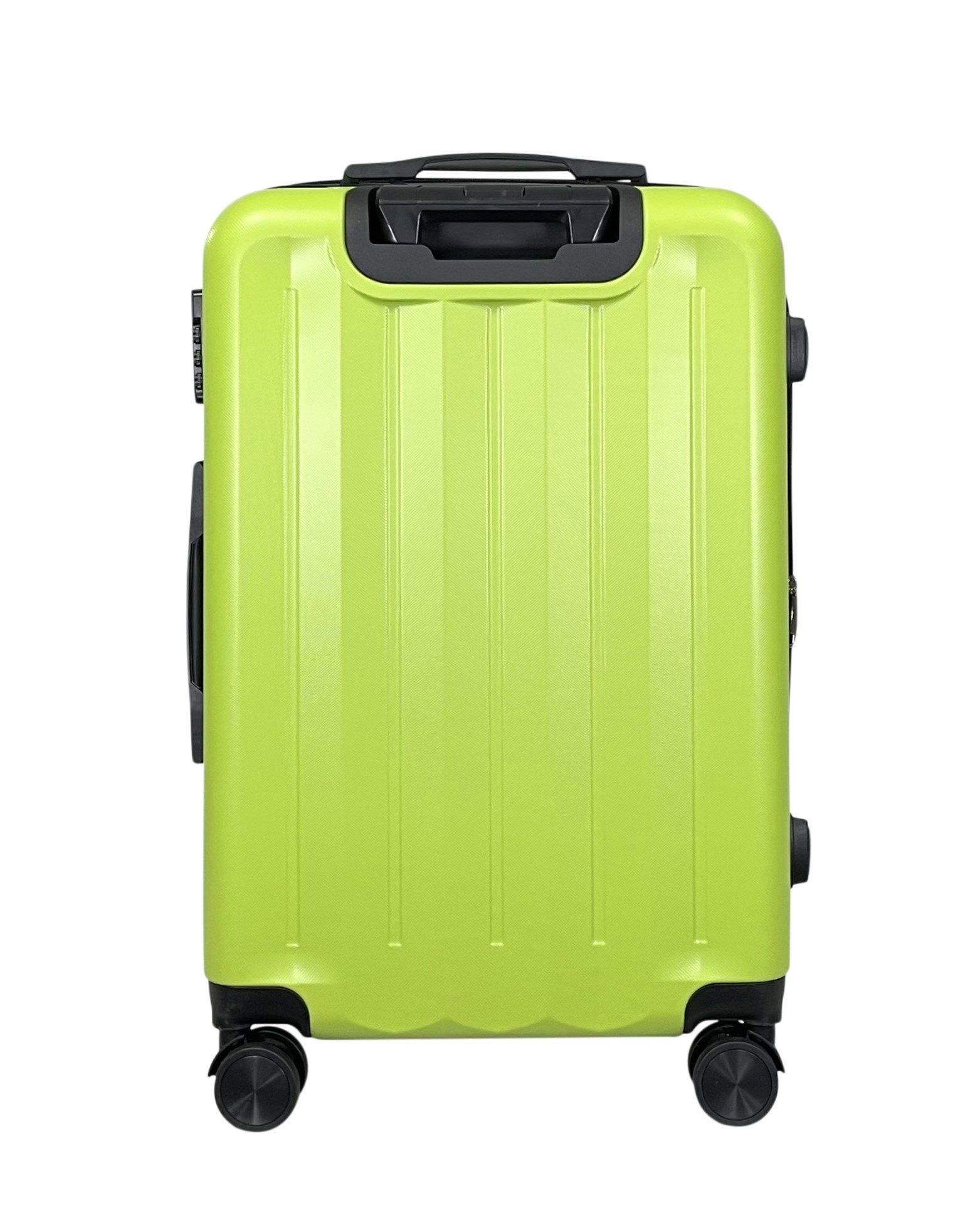 ABS Hartschalen erweiterbar Koffer Grün Reisekoffer MTB (Handgepäck-Mittel-Groß-Set)