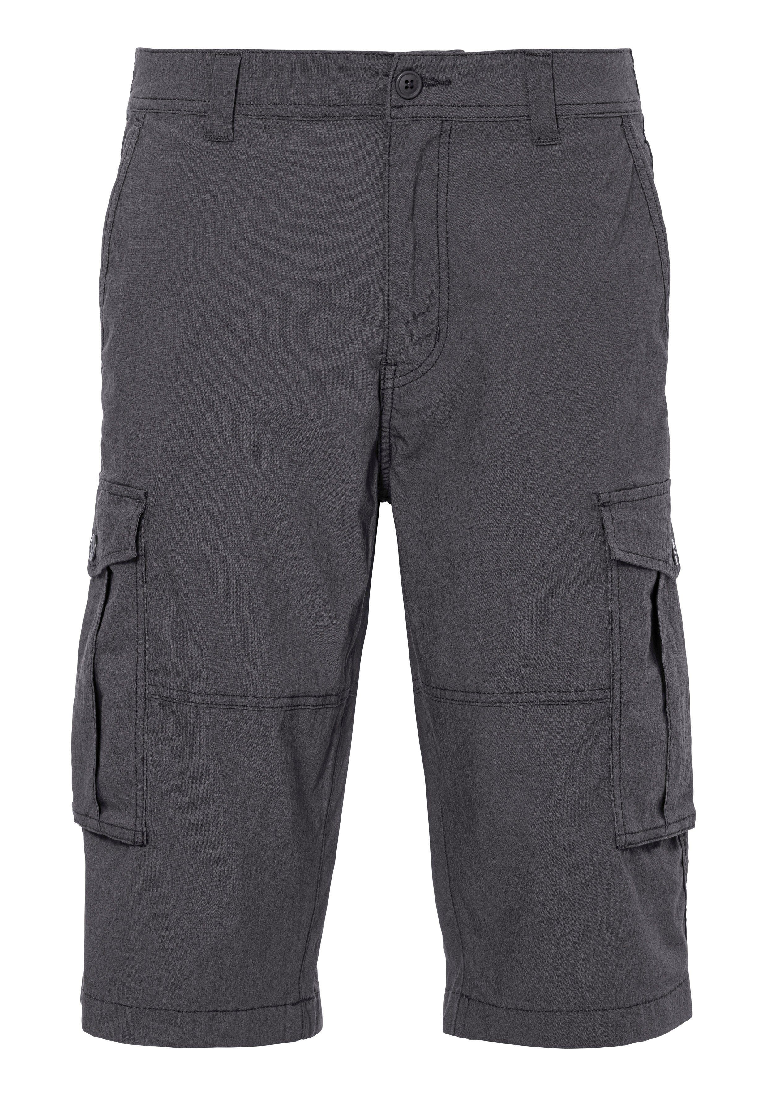 John Devin Cargobermudas aus elastischer Baumwollmischung mit Seitentaschen, 3/4 Shorts. € 39,99