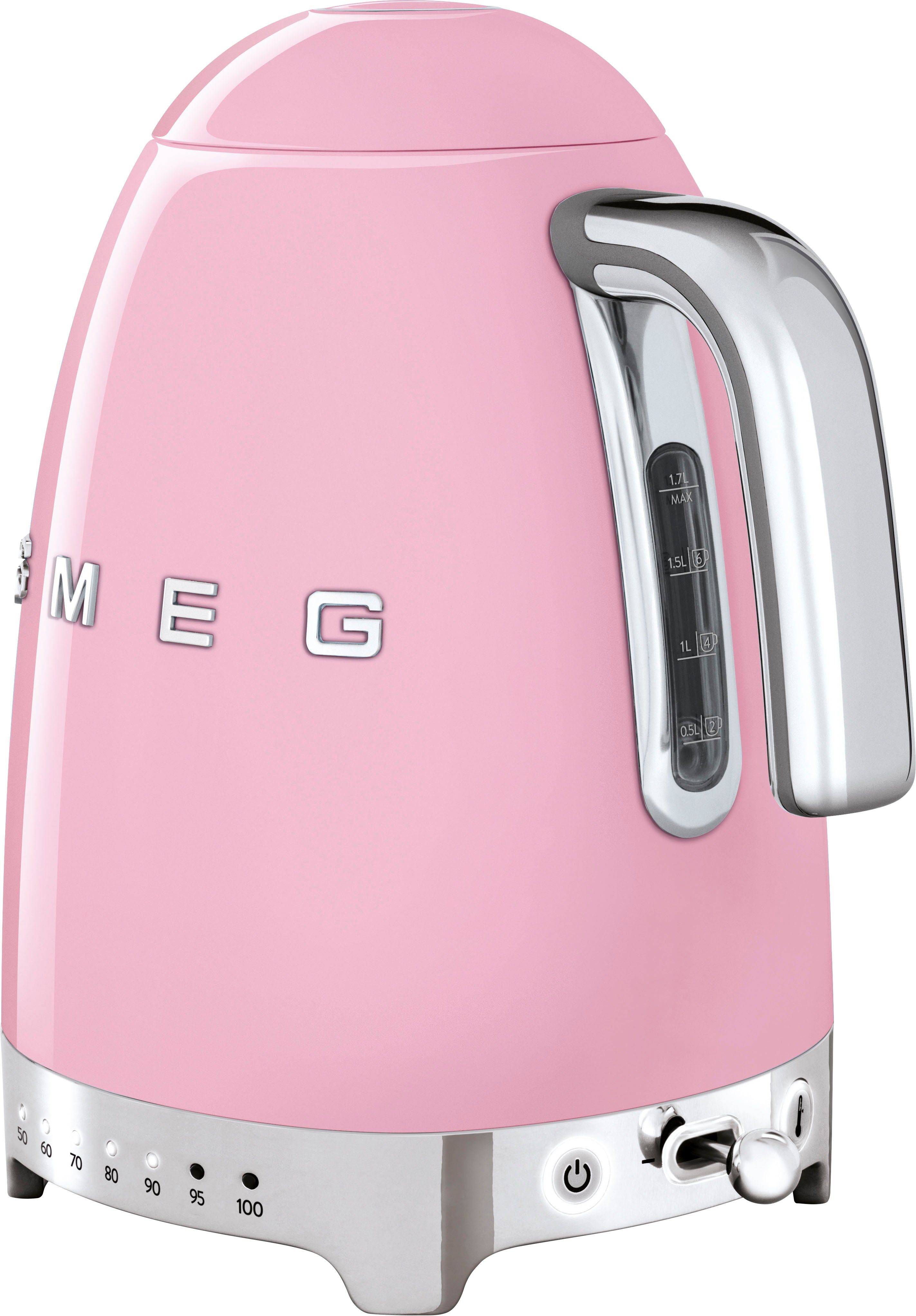 Smeg Wasserkocher KLF04PKEU, 1,7 l, 2400 W