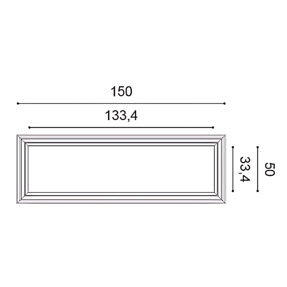 Orac Decor 3D Wandpaneel W120 AUTOIRE 3D Wandpaneel Wandpaneel Zierelement 0,75 m2, BxL: 50x150 cm, 0.75 qm, (Dekorpaneel, 1-tlg., AUTOIRE Stuck-Wandpaneel Zierelement Dekorelement) weiß vorgrundiert