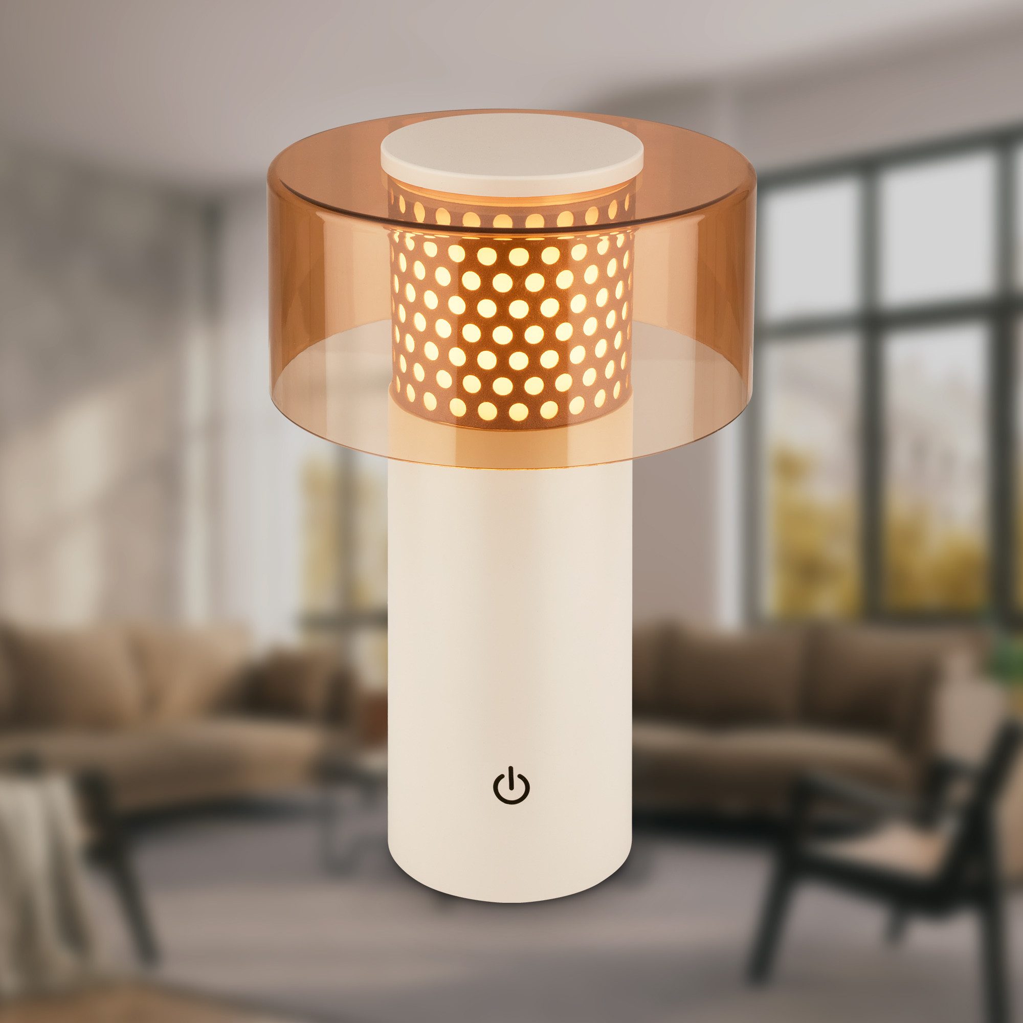 Briloner Leuchten LED Tischleuchte Akku Stufenlos günstig online kaufen