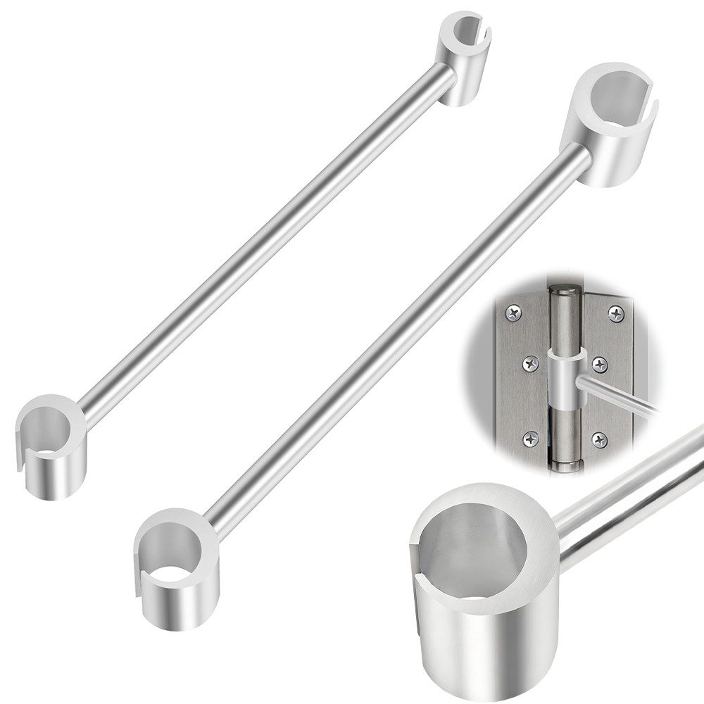 PRIISF Steckschlüssel Türscharnier Einstellwerkzeug Bandrichteisen Bandzieheisen Kröpfeisen (14-25 mm Türöffnungswerkzeug Türscharniere Schraubenschlüssel, Türöffner Werkzeug Schloss Öffnen Einstellen Scharnierabständen), für Brandschutztür, Reinraumtüren, Sicherheitstüren, Flaggenscharniere