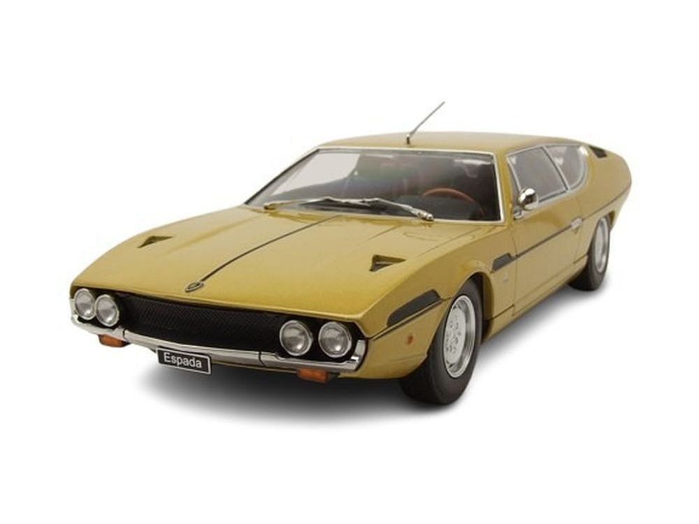 KK Scale Modellauto Lamborghini Espada S2 1970 gold metallic, Maßstab 1:18