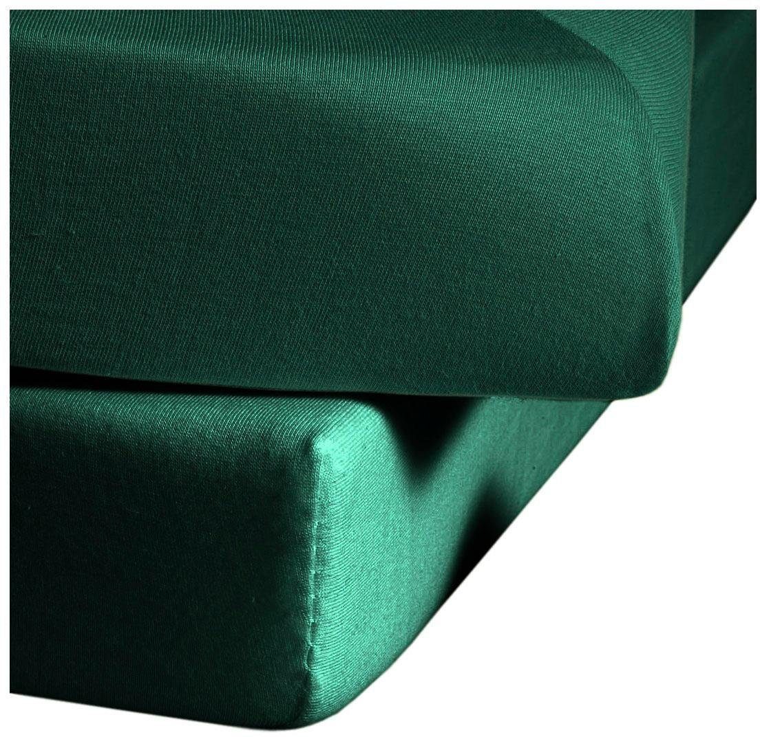 fleuresse Spannbettlaken Comfort, Jersey-Elasthan, Gummizug: rundum, günstig online kaufen