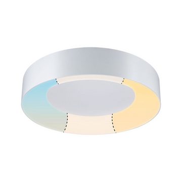 Paulmann LED Deckenstrahler PAULMANN LED DECKENLEUCHTE CASCA IN WEISS, TUNABLE WHITE, Warm- bis Tageslichtweiß, LED-Deckenlampe, IP44-Schutz, Tunable White, 2200 lm