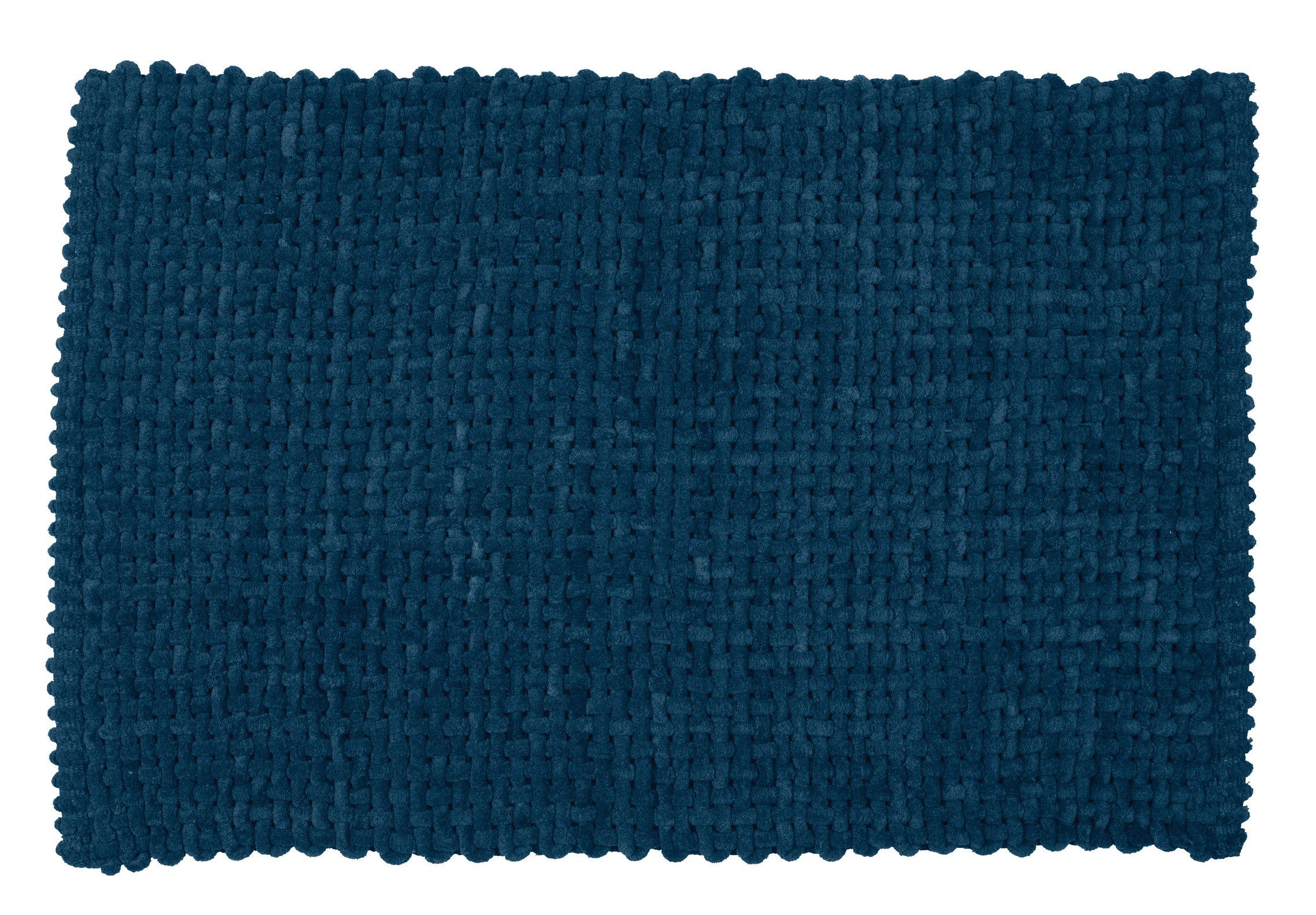 WENKO Badematte Covelo, Höhe 20 mm, rutschhemmend beschichtet, Materialmix, rechteckig, mit Webstruktur, fusselfrei, hohe Feuchtigkeitsaufnahme