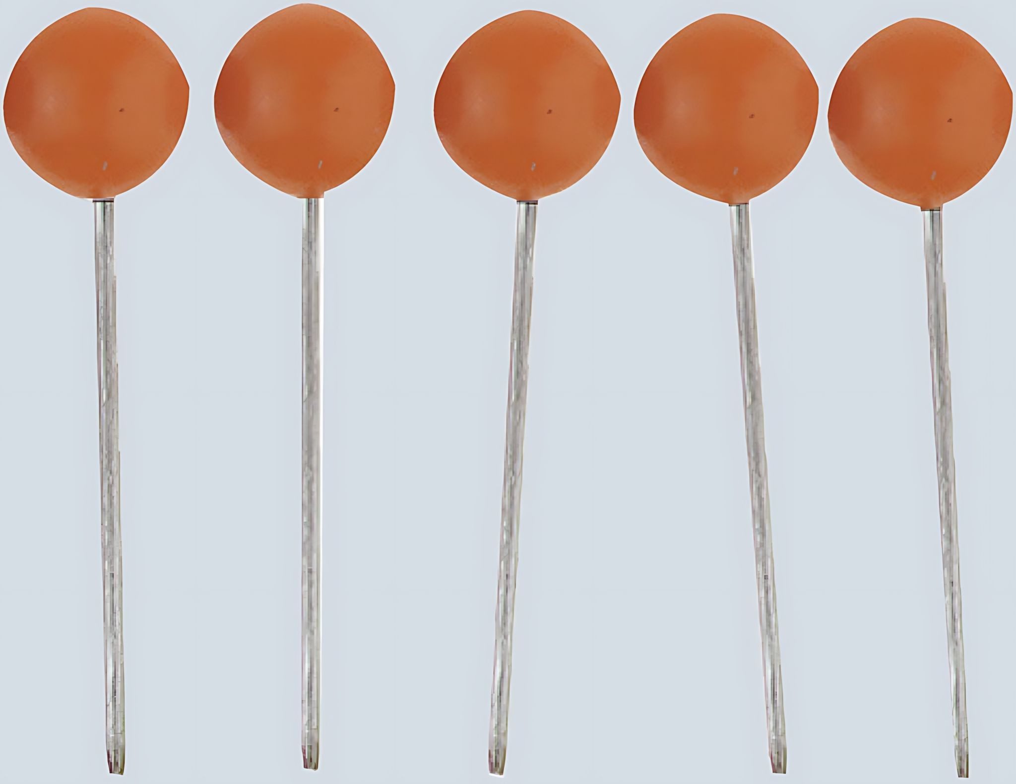 ALCO Moderationskoffer Alco Landkartennadel 16mm Ø5mm braun 100 Stück