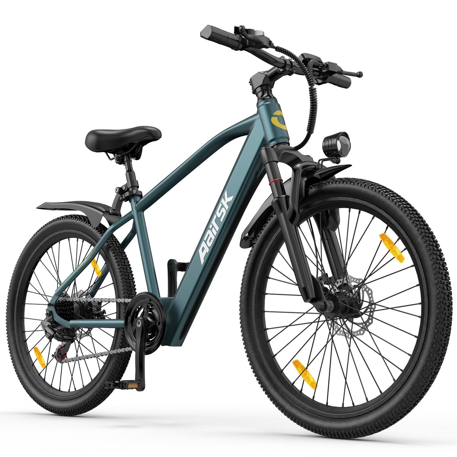 DOTMALL E-Bike Cityrad 26 Zoll Elektrofahrrad mit 250w 36V 10Ah Akku,Shimano 7 Gang