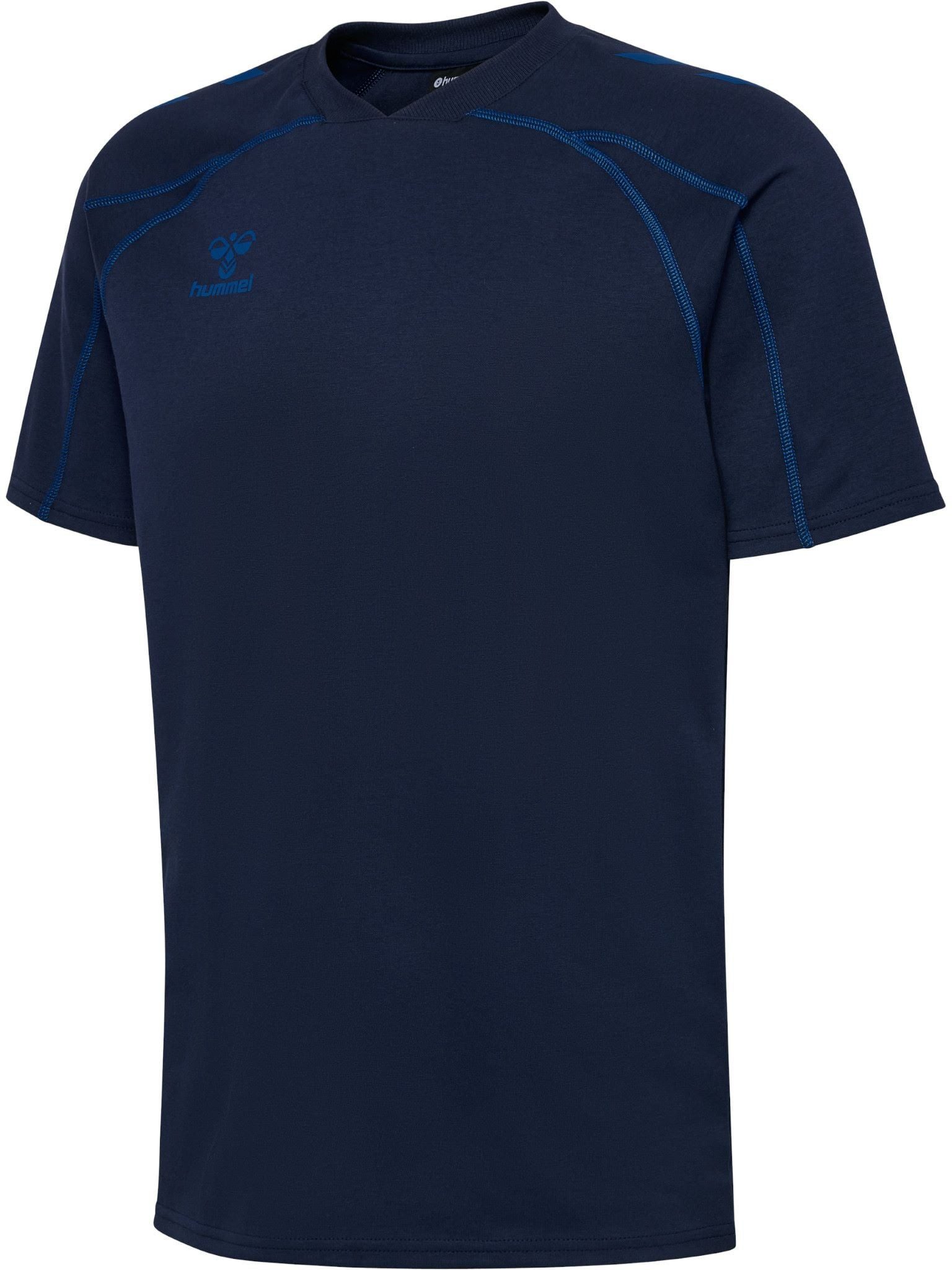 T-Shirt hmlMOVE 2.0 (Baaumwolle-Mischung) marineblau Herren