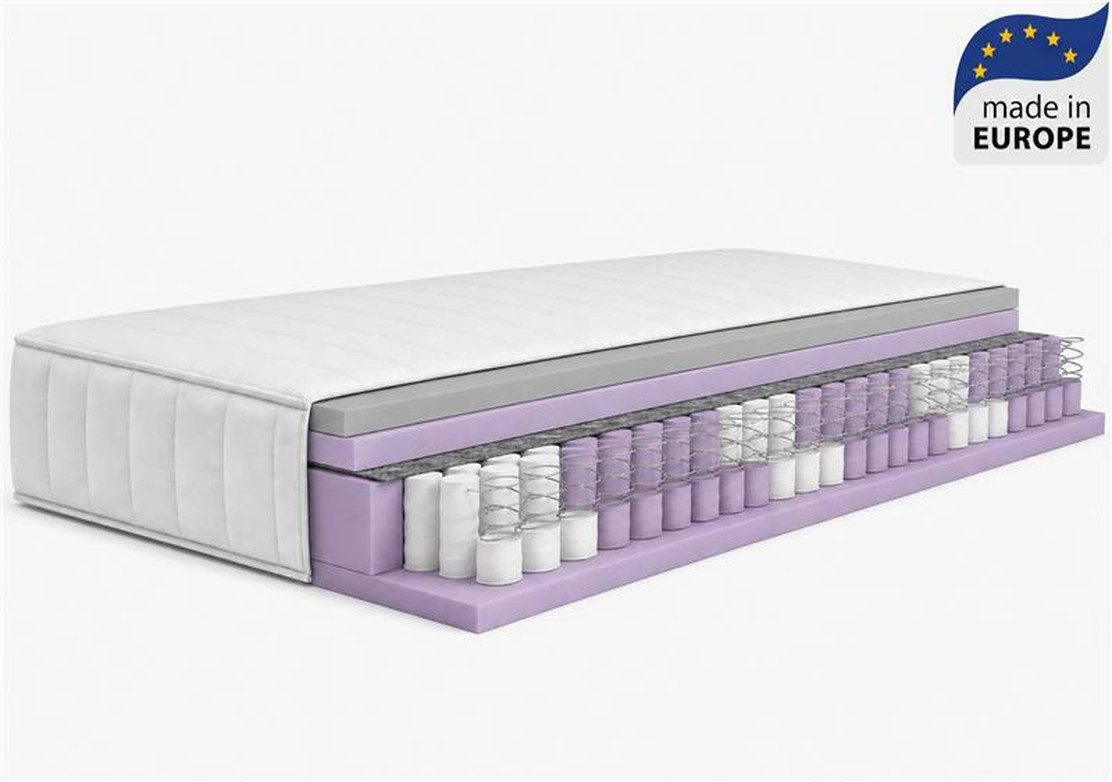 Taschenfederkernmatratze Matratze,7 Zonen, Federkernmatratze, Matratze mit integriertem Topper, OTTO home, 25 cm hoch, Matratze Torne Premium 25, Matratze 90x200, atmungsaktiv, ergonomisch