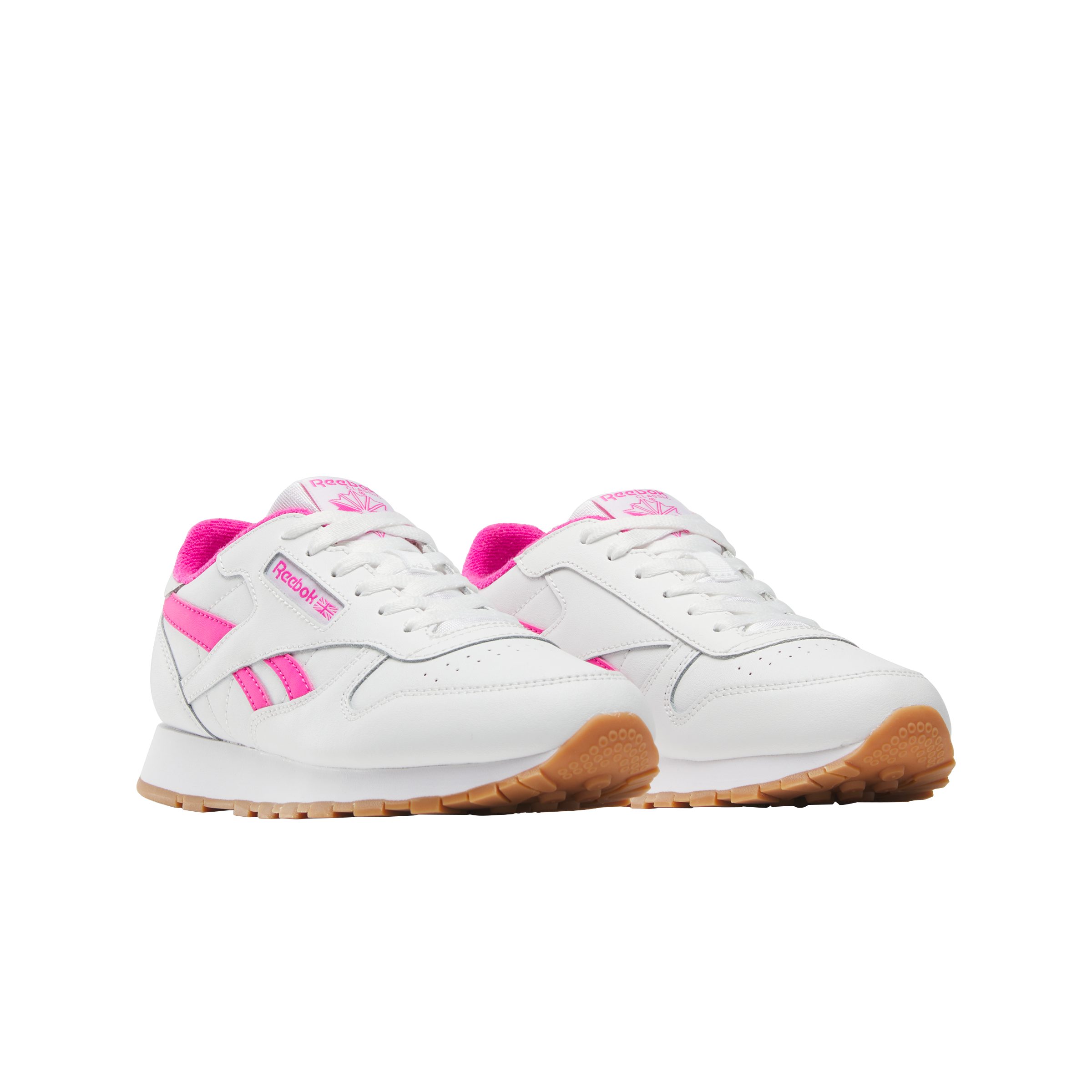 Reebok Classic CLASSIC LEATHER weiß-pink Sneaker