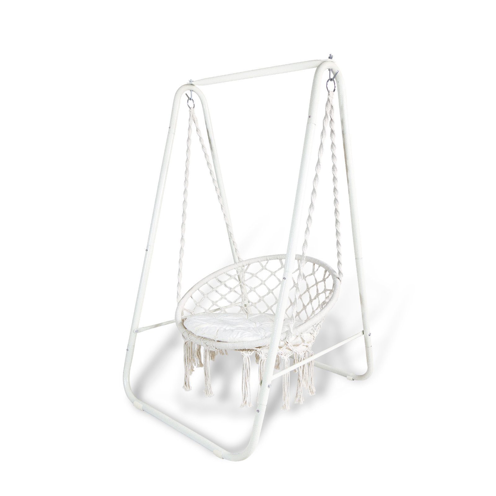 CCLIFE Hängesessel CCLIFE Hängesessel mit Gestell Hängeschaukel Hängestuhl outdoor indoor