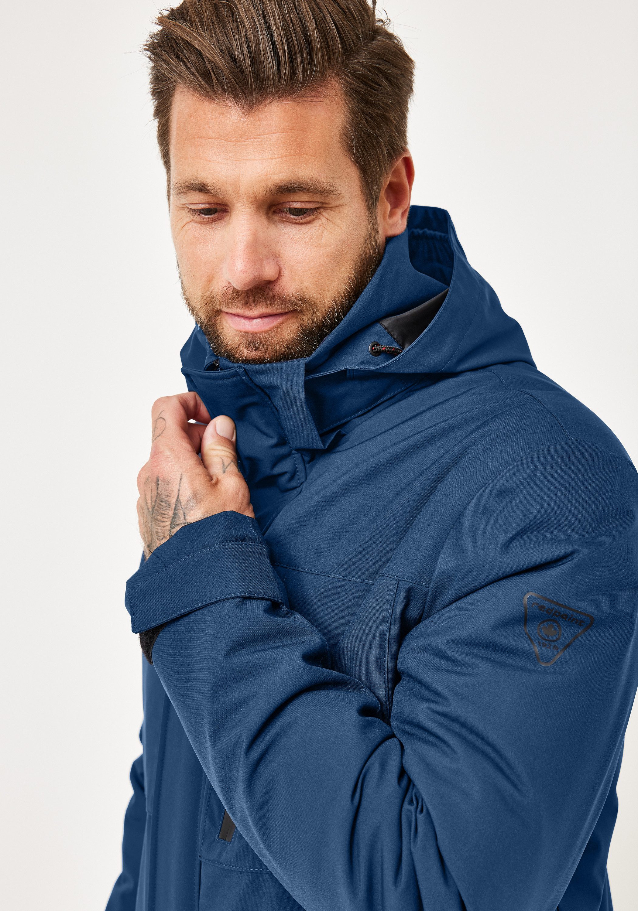 Redpoint Funktionsjacke LANCE Wasserdichte Funktionsjacke mit Kapuze und Stretch – Bild 5 von 5