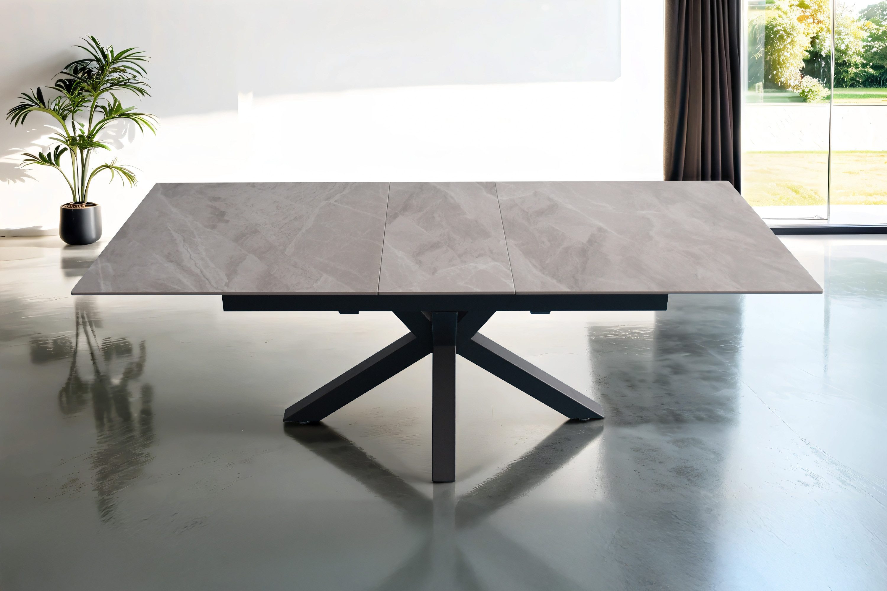 Loreno® Esstisch Millie, Keramikplatte, Spider-Gestell Metall günstig online kaufen
