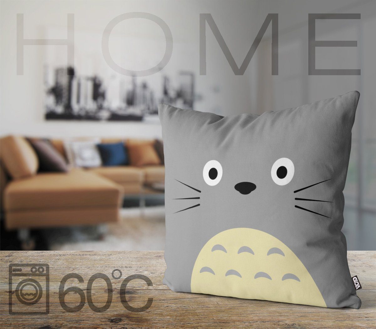 VOID Kissenbezug, Totoro Outdoor nekobus mein nachbar anime tonari kinder neko