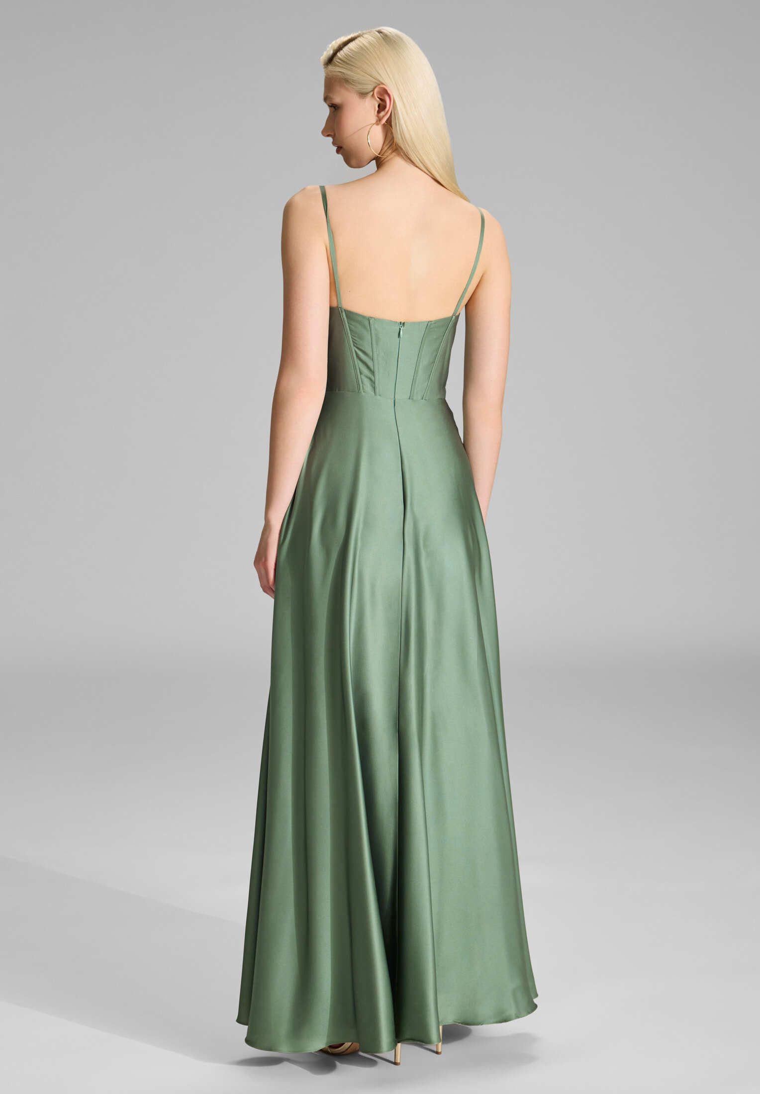 Hey Kyla Abendkleid - Satinkleid mit Corsagenoberteil
