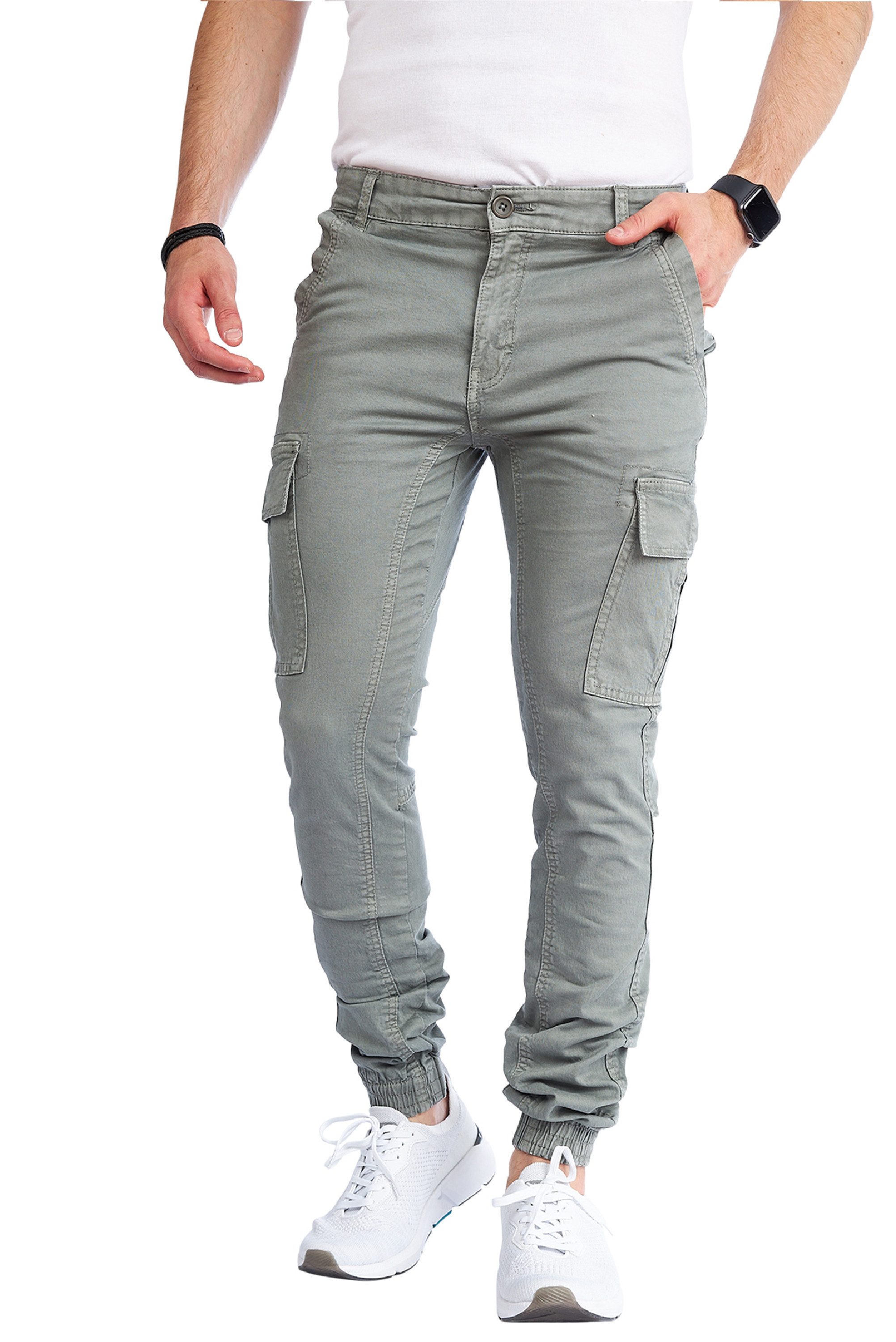 Styleko Cargohose Slim fit Cargohose Herren günstig online kaufen