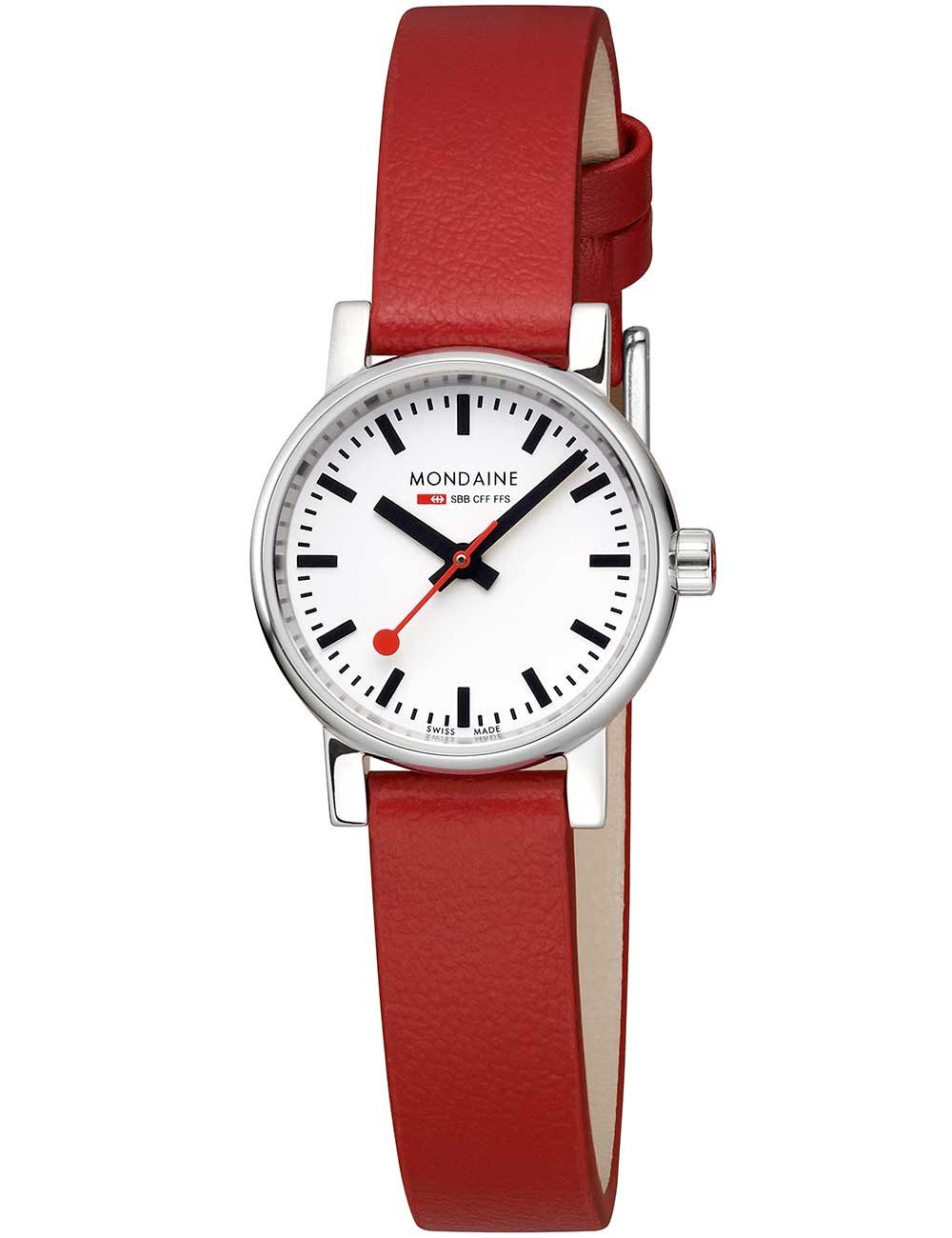 MONDAINE Automatikuhr Mondaine MSE.26110.LCV Damenuhr evo2 SBB 26mm 3ATM Mondaine MSE.26110.LCV Damenuhr evo2 SBB 26mm 3ATM