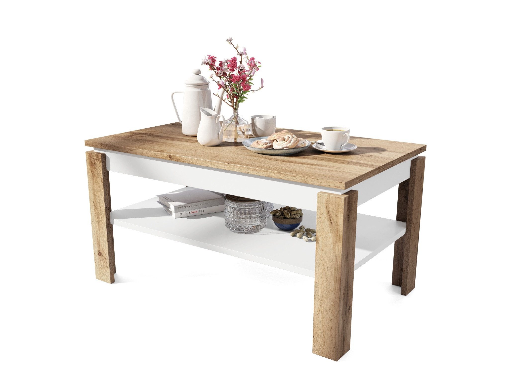 designimpex Couchtisch Design Asti-P Tisch höhenverstellbar günstig online kaufen